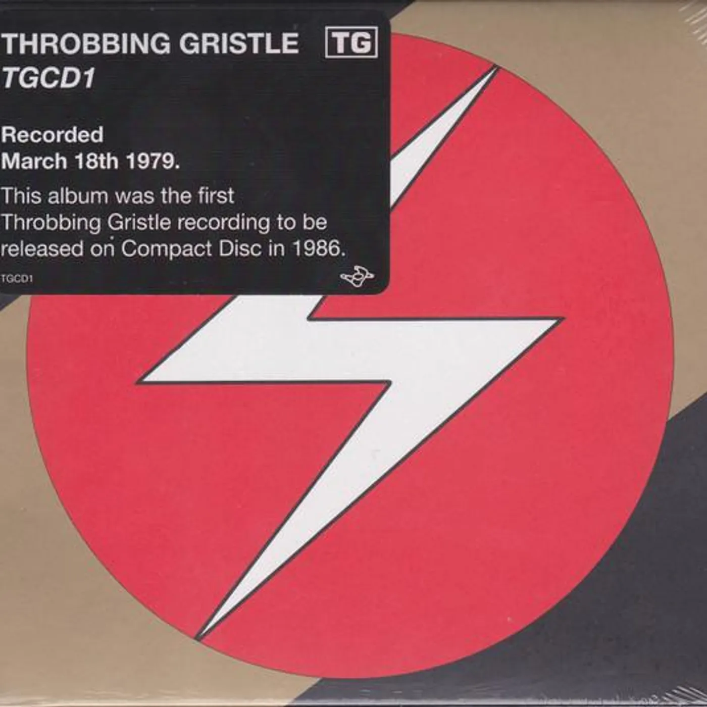 Throbbing Gristle TGCD1 CD