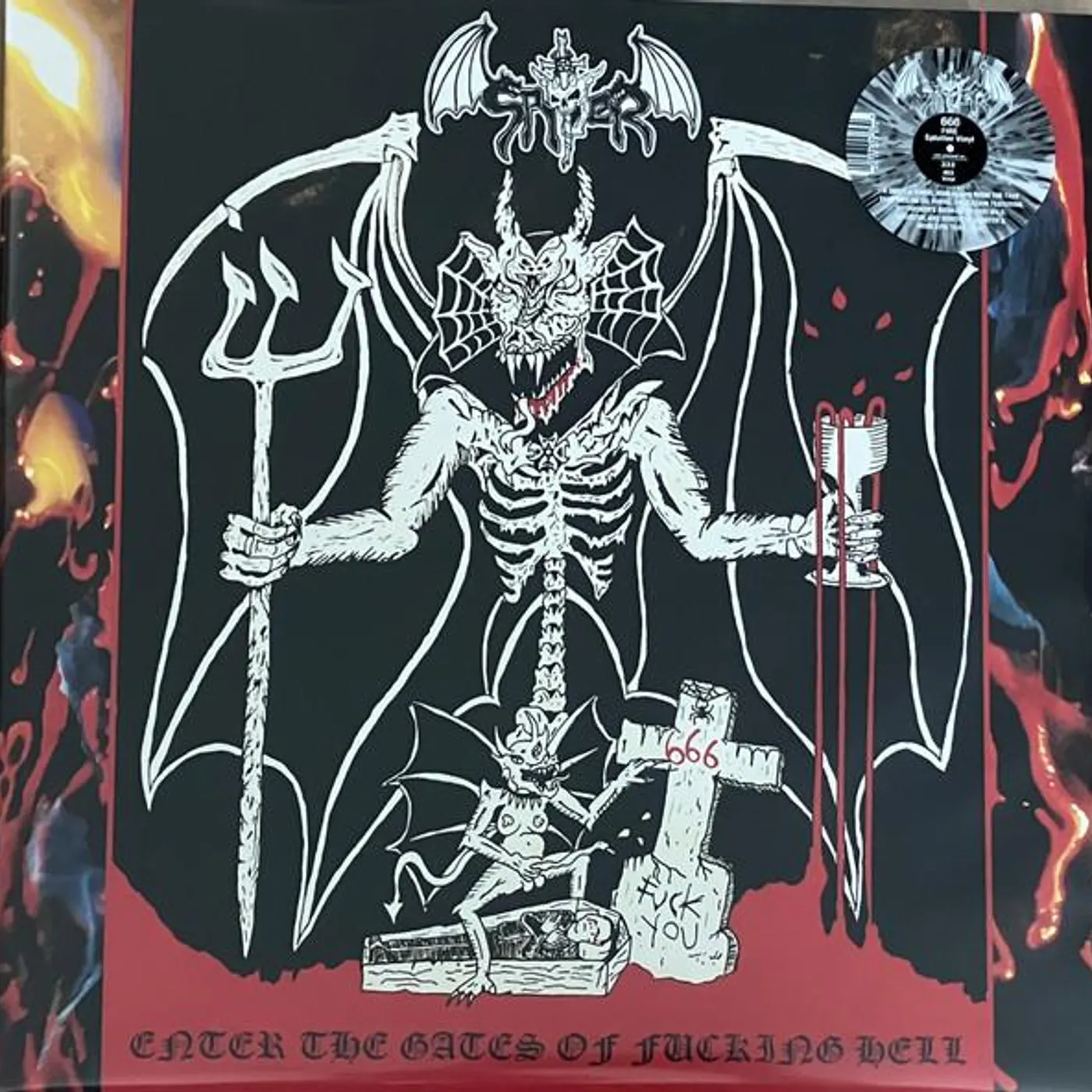 Spiter ENTER THE GATES OF FUCKING HELL Vinyl Record