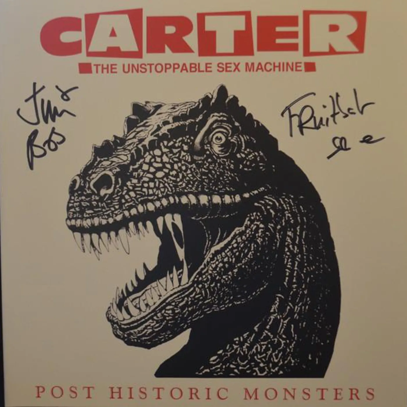 Carter The Unstoppable Sex Machine POST HISTORIC MONSTERS (RED & CLEAR VINYL) Vinyl Record