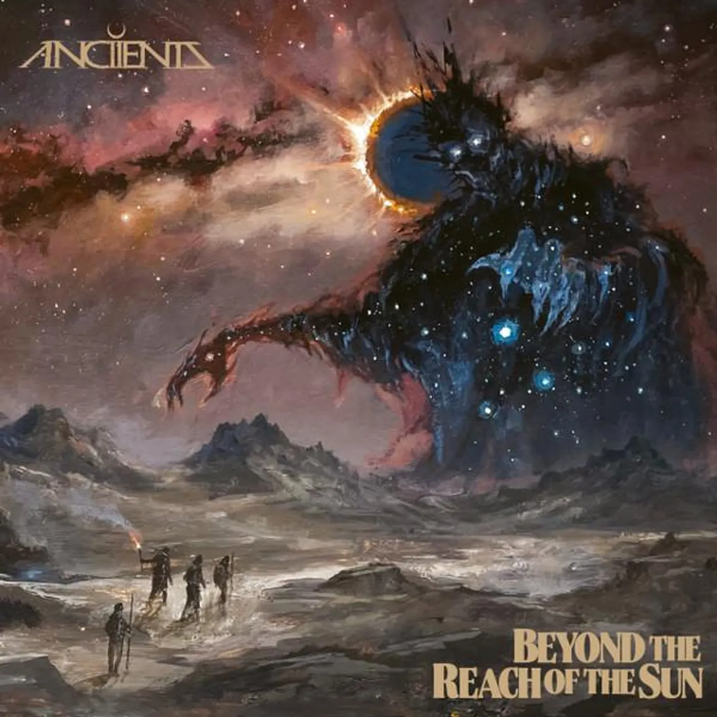 Anciients BEYOND THE REACH OF THE SUN (2LP/33RPM/TRANSPARENT BLUE AND BLACK MARBLED VINYL) Vinyl Record