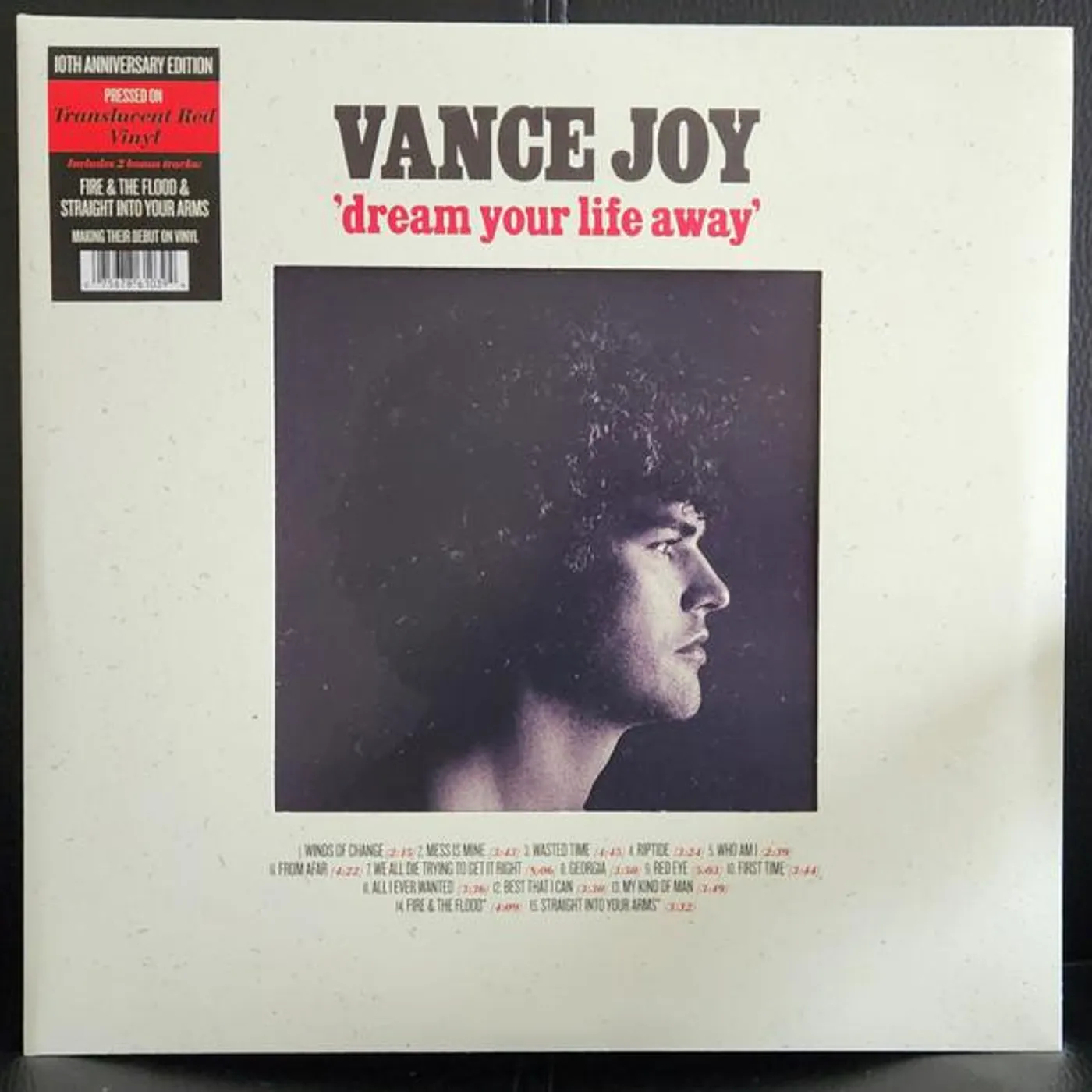 Vance Joy DREAM YOUR LIFE AWAY (10TH ANNIVERSARY/TRANSLUCENT RED VINYL) Vinyl Record