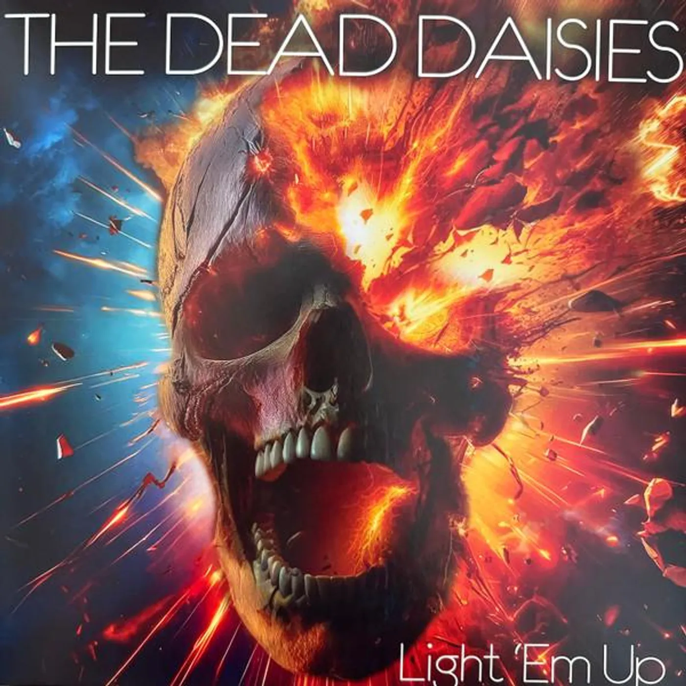 The Dead Daisies Light Em Up (Marbled Orange/Red) Vinyl Record