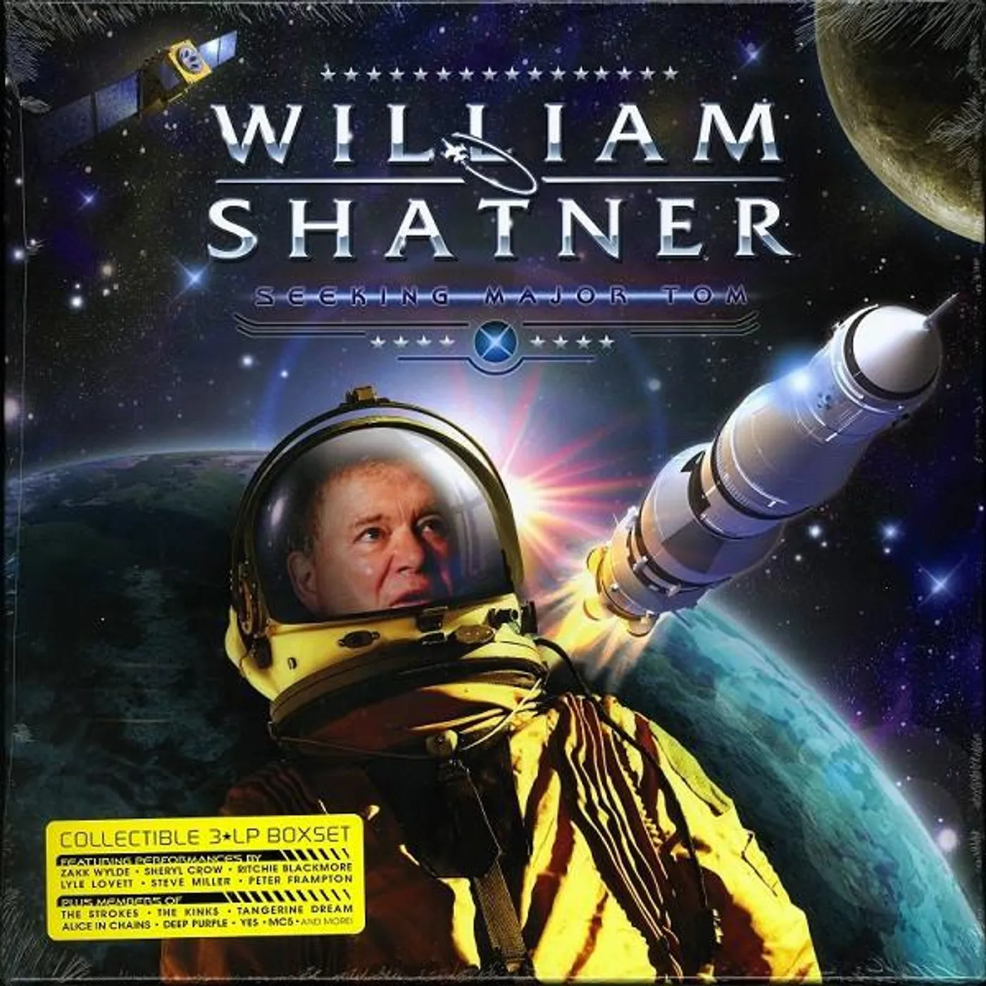 William Shatner SEEKING MAJOR TOM (BOX SET) Vinyl Record