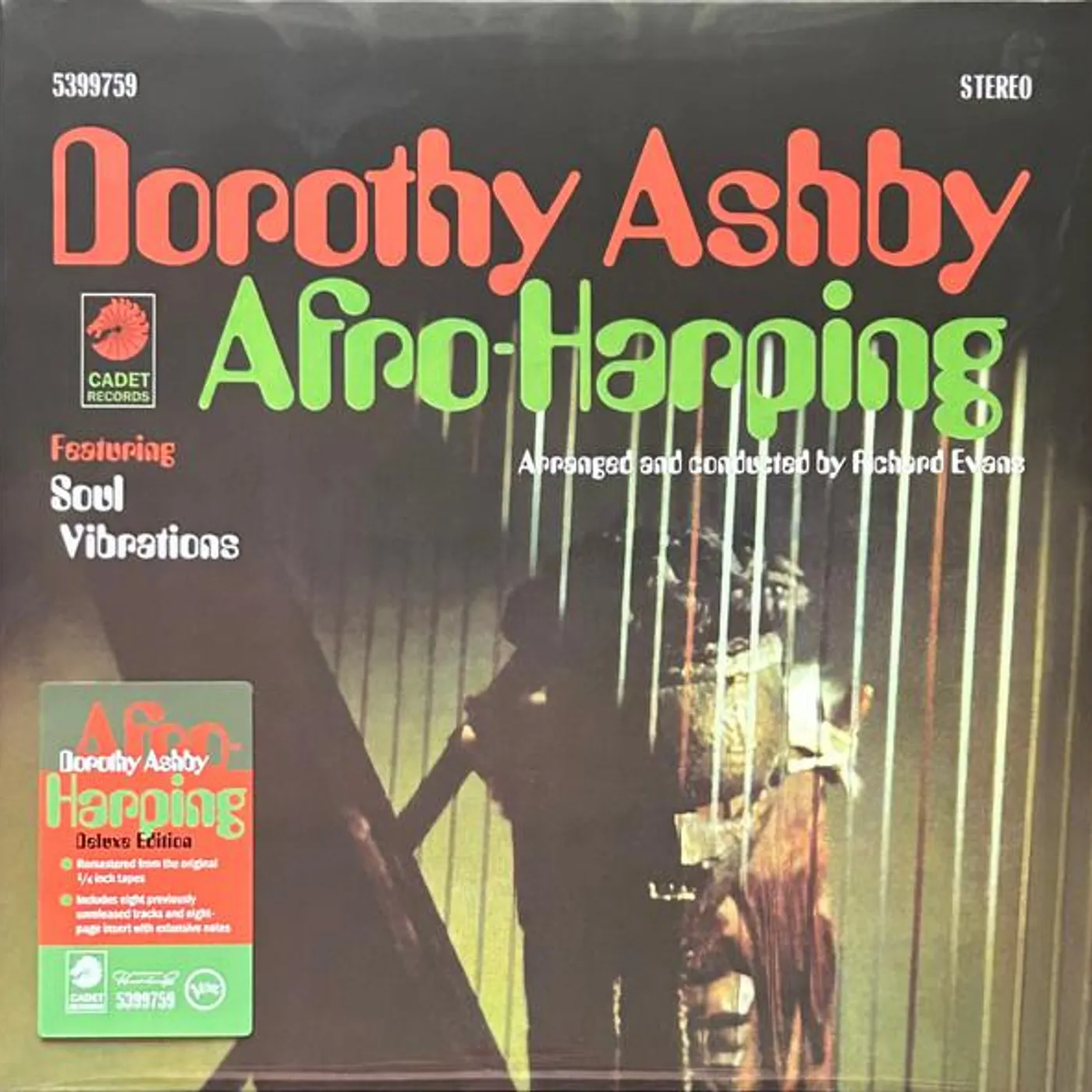 Dorothy Ashby AFRO-HARPING (DELUXE EDITION) (2LP) Vinyl Record
