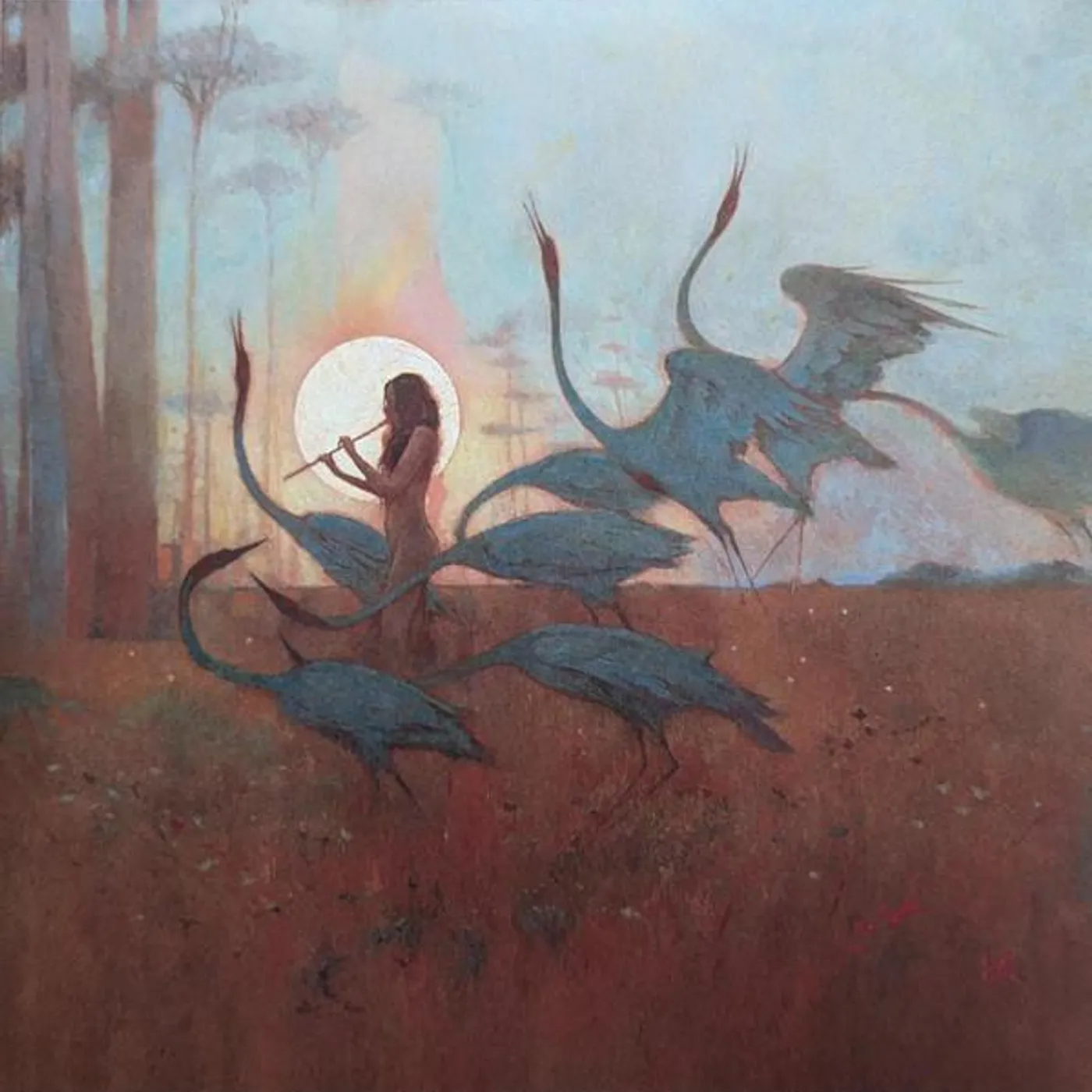 Alcest Les Chants De L'aurore (Trans Yellow) Vinyl Record