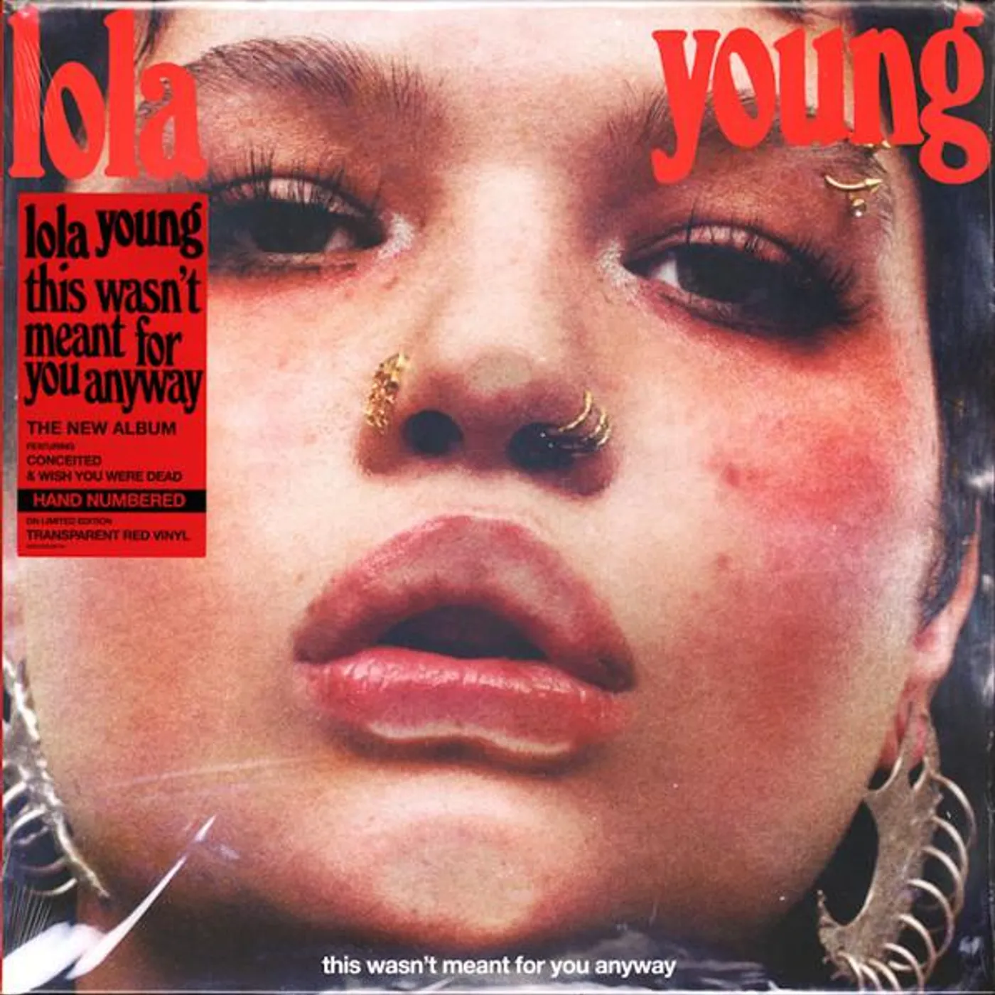 Lola Young THIS WASN'T MEANT FOR YOU ANYWAY (RED VINYL) Vinyl Record