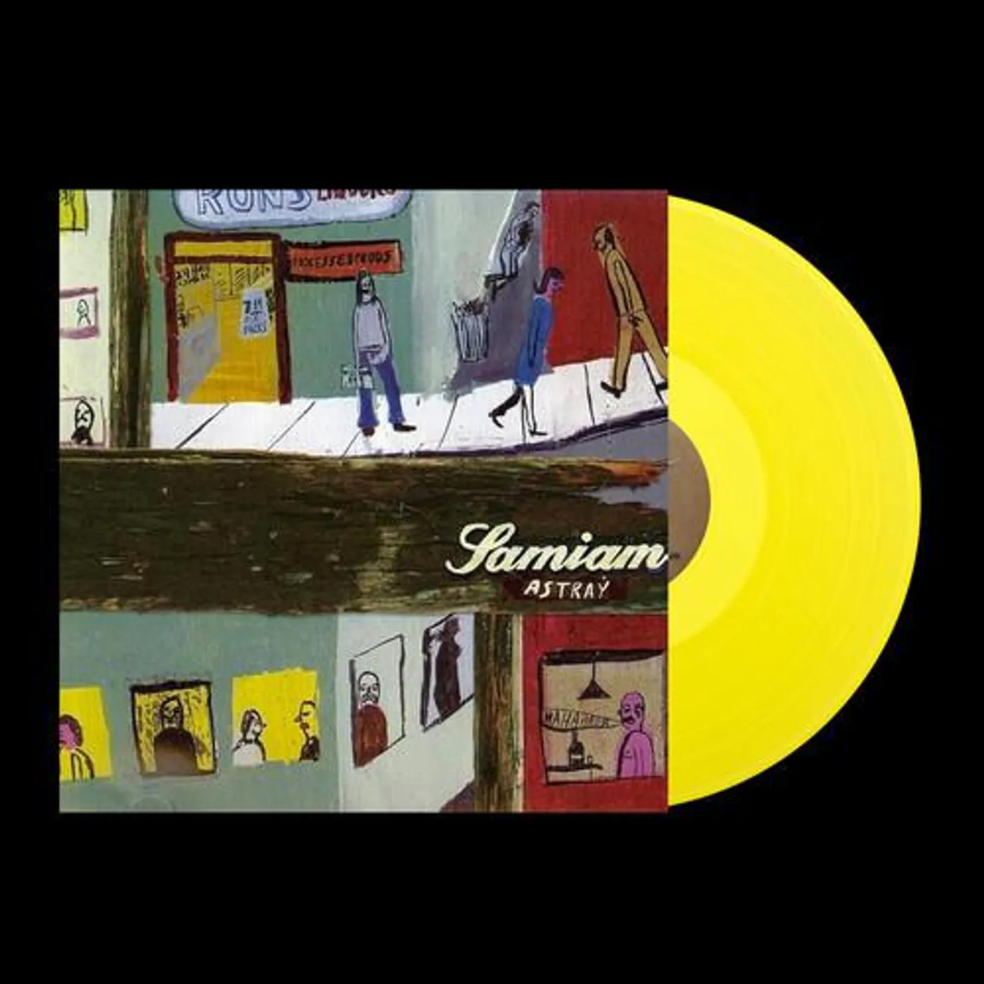 Samiam ASTRAY (YELLOW VINYL) Vinyl Record