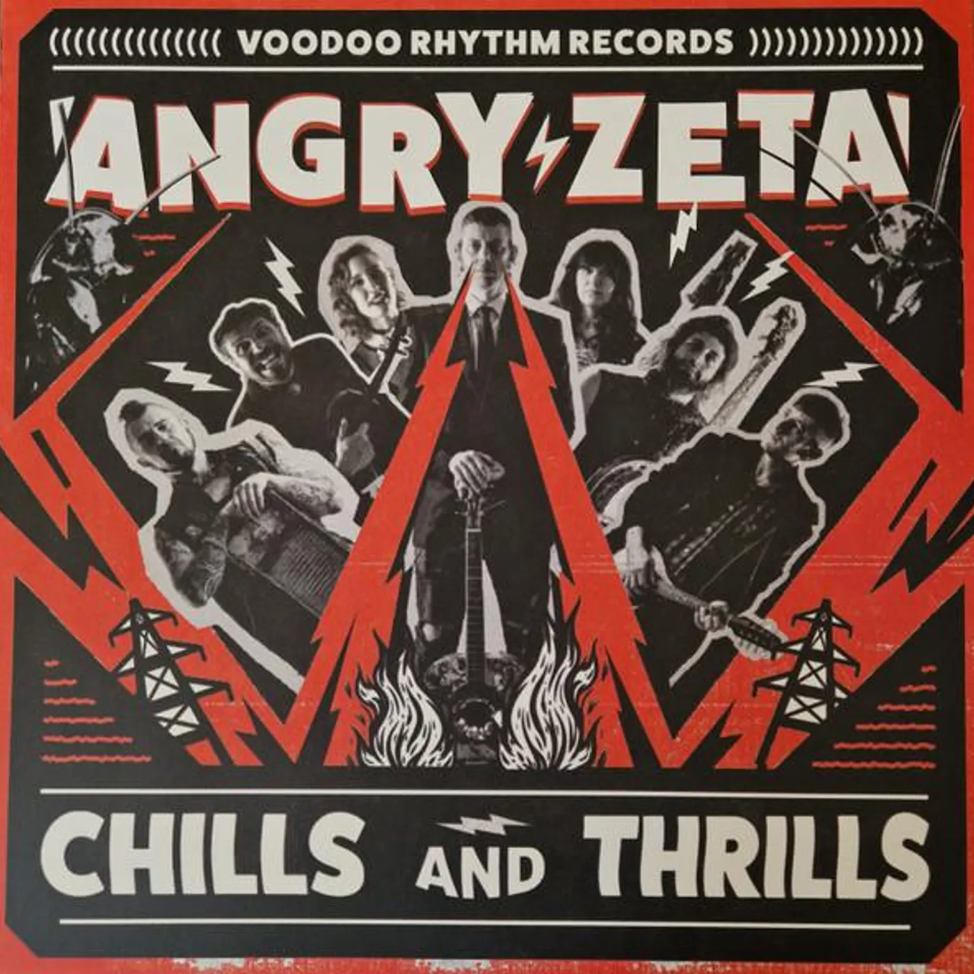 Angry Zeta Chills And Thrills Vinyl Record