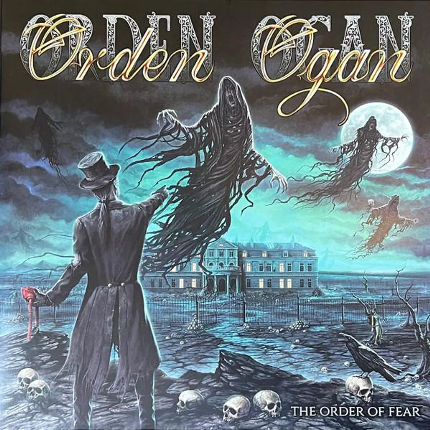 Orden Ogan Order Of Fear (Clear Turquoise Vinyl/Gatefold) Vinyl Record