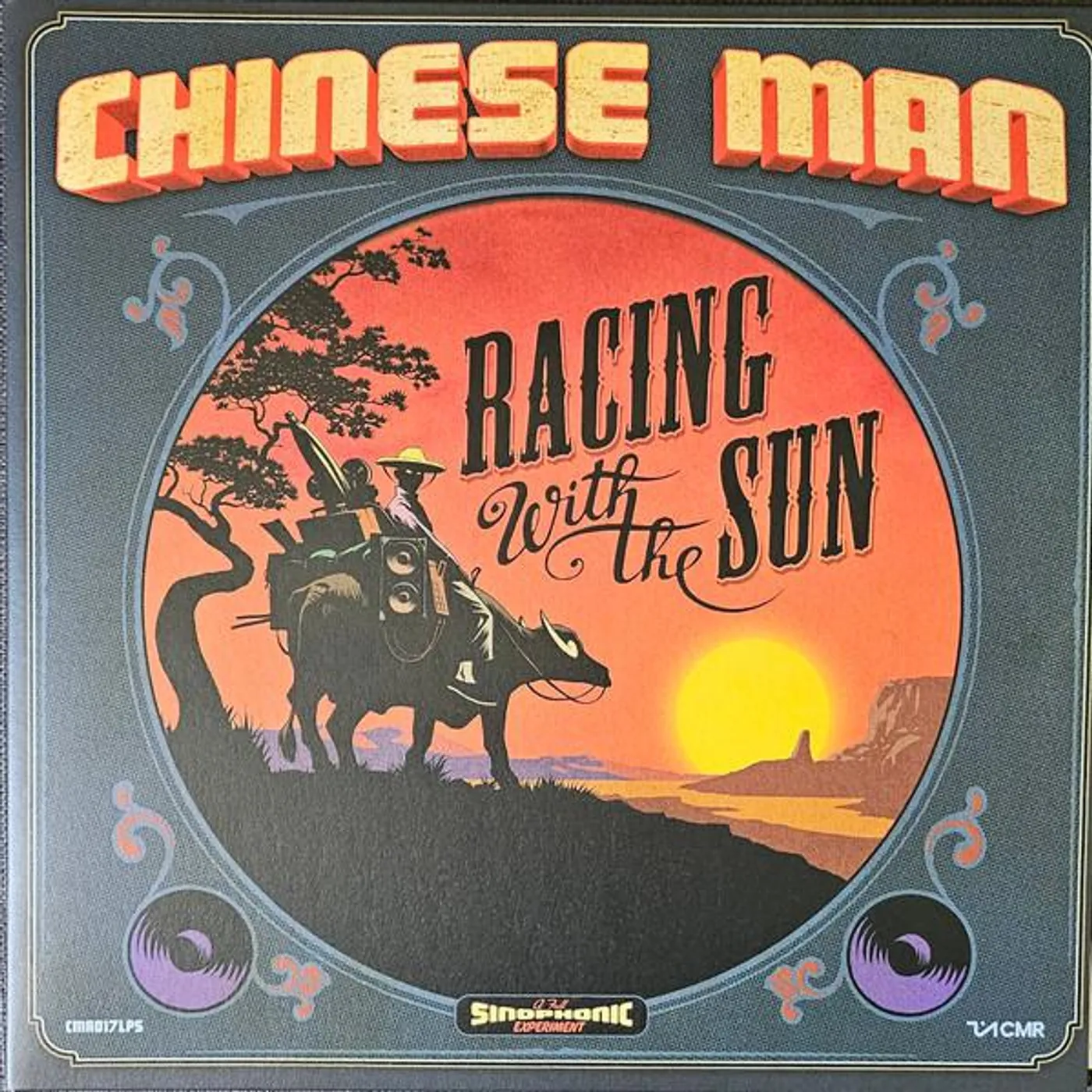 Chinese Man RACING WITH THE SUN + REMIX (3LP/COLORED VINYL/LIMITED) Vinyl Record