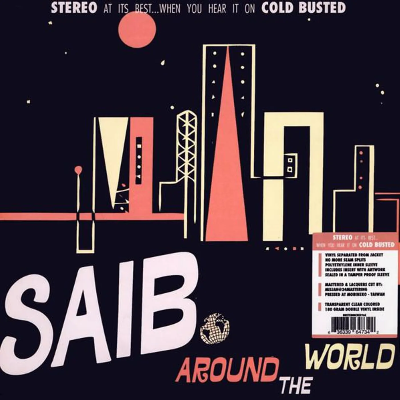 Saib AROUND THE WORLD (CLEAR VINYL/2LP) Vinyl Record