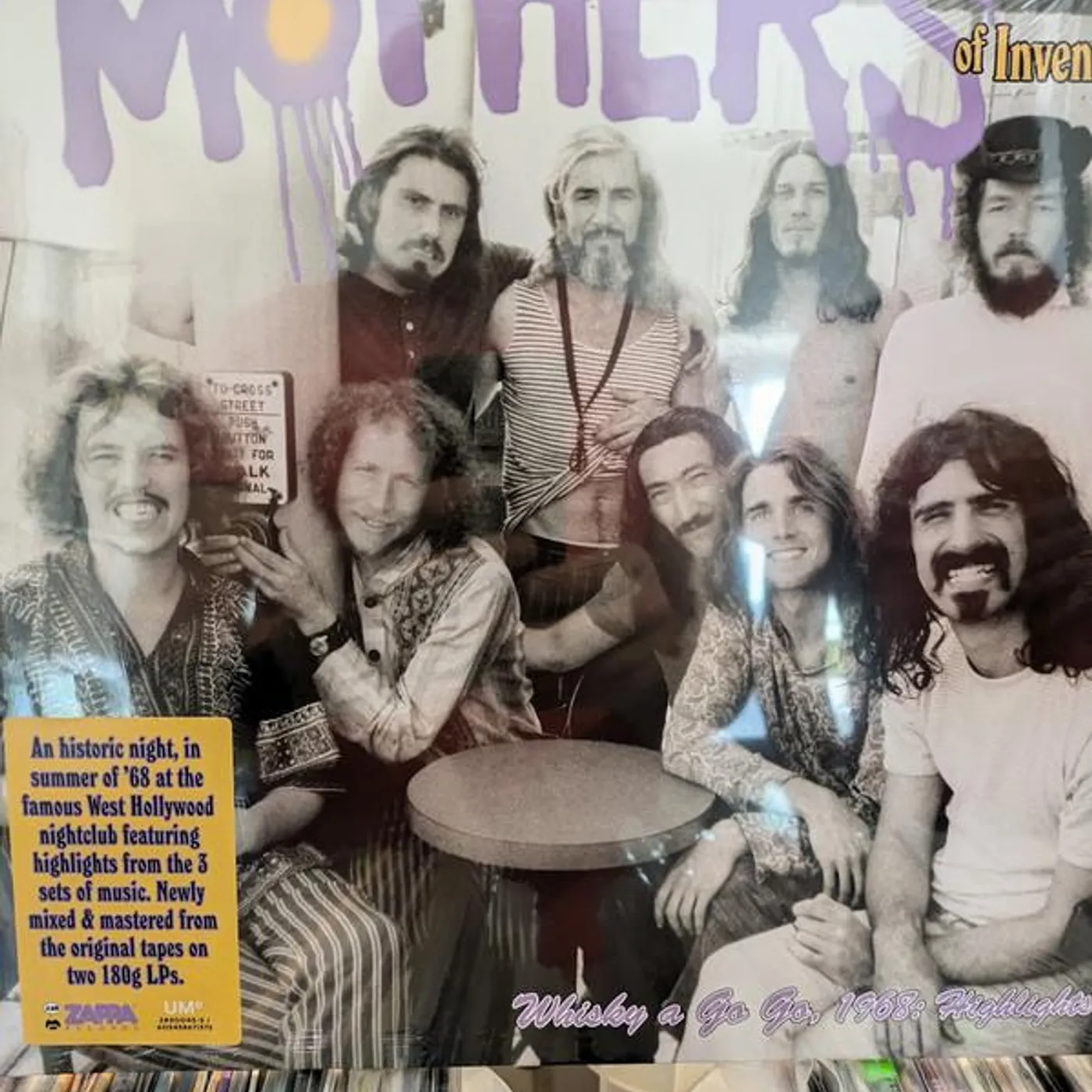 Frank Zappa & The Mothers Of Invention WHISKY A GO GO 1968: HIGHLIGHTS (2LP) Vinyl Record