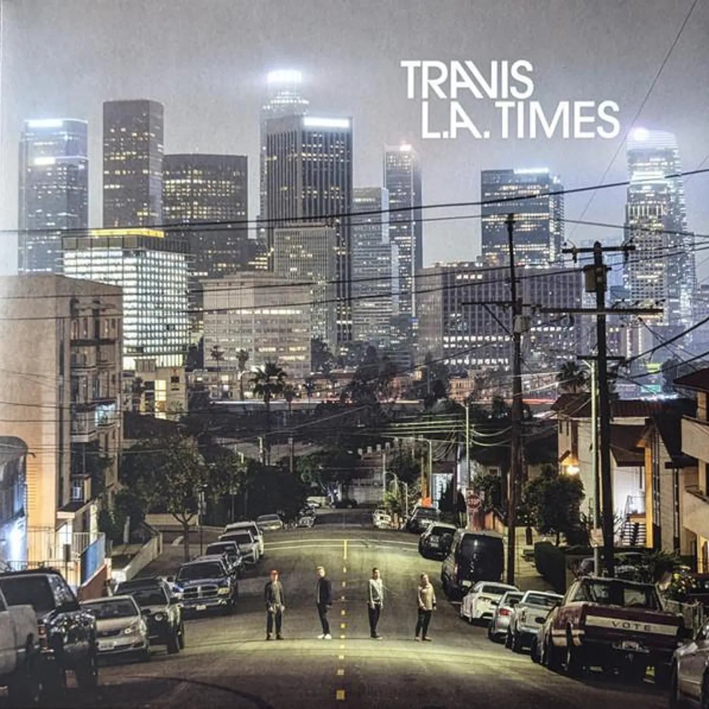 Travis L.A. TIMES (X) (FREEMANTLE'S GREEN MARBLE VINYL) Vinyl Record