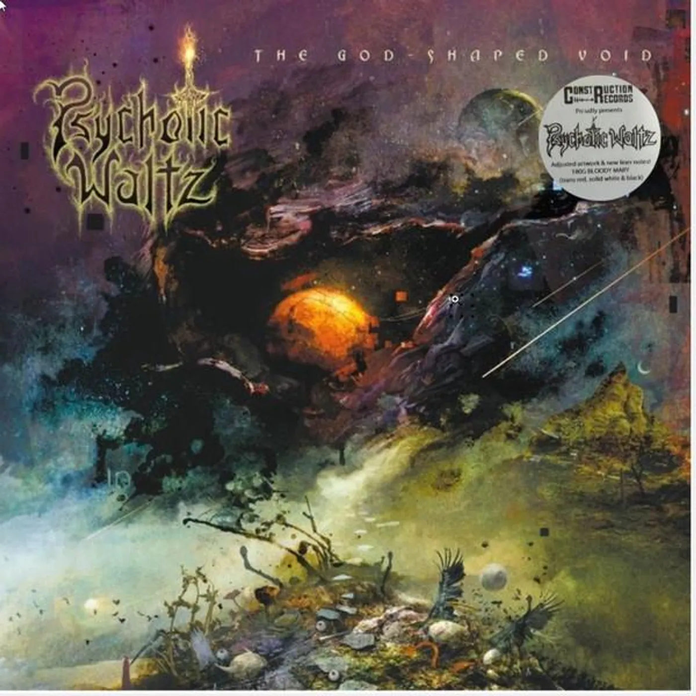 Psychotic Waltz GOD-SHAPED VOID (2LP/RED WHITE VINYL/180G) Vinyl Record