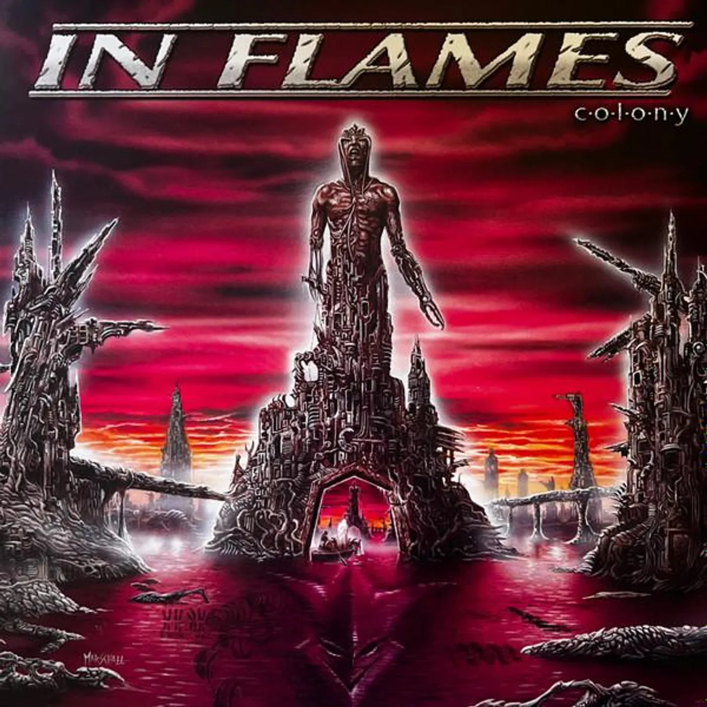 In Flames COLONY (25TH ANNIVERSARY/SILVER VINYL) Vinyl Record