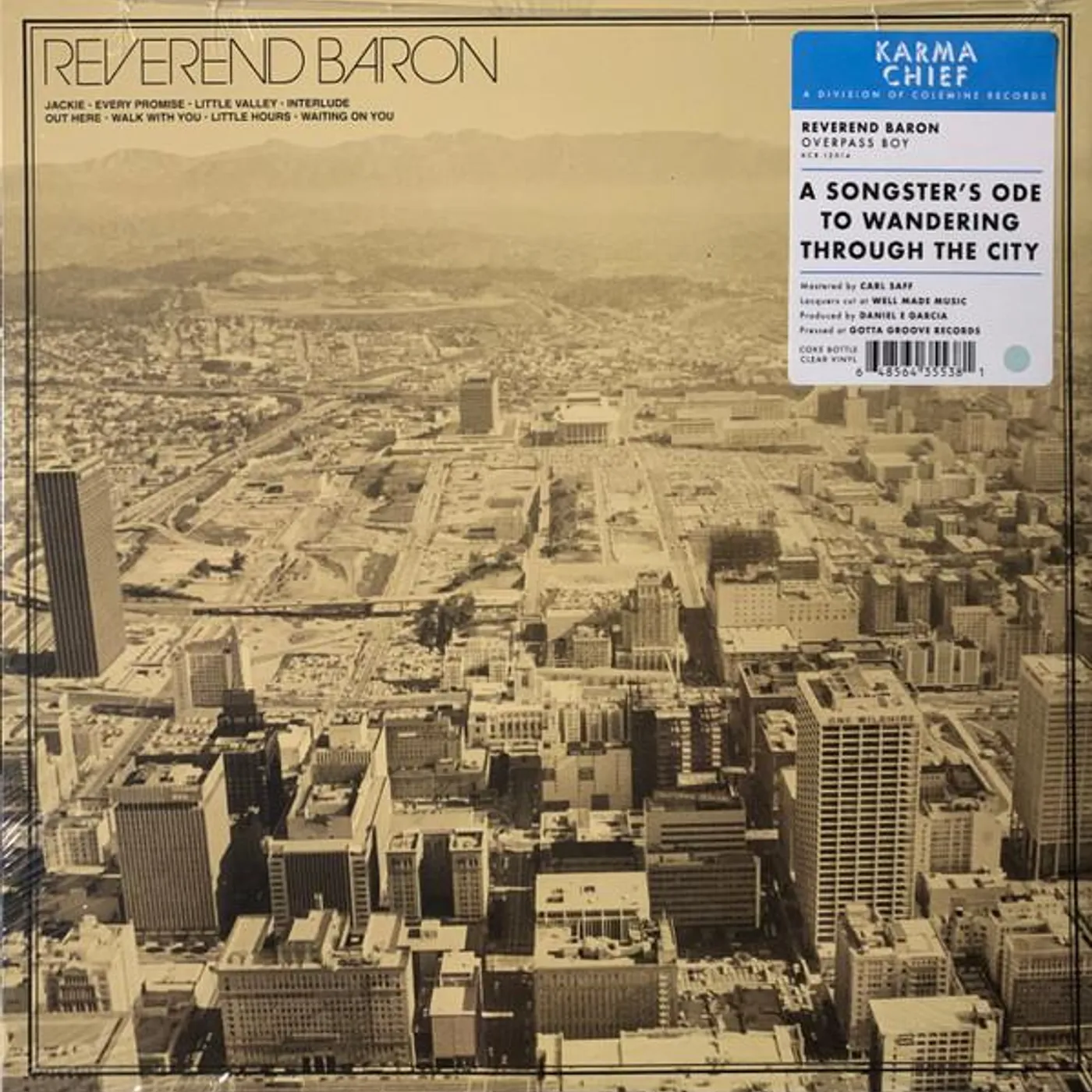Reverend Baron Overpass Boy (Coke Bottle Clear) Vinyl Record