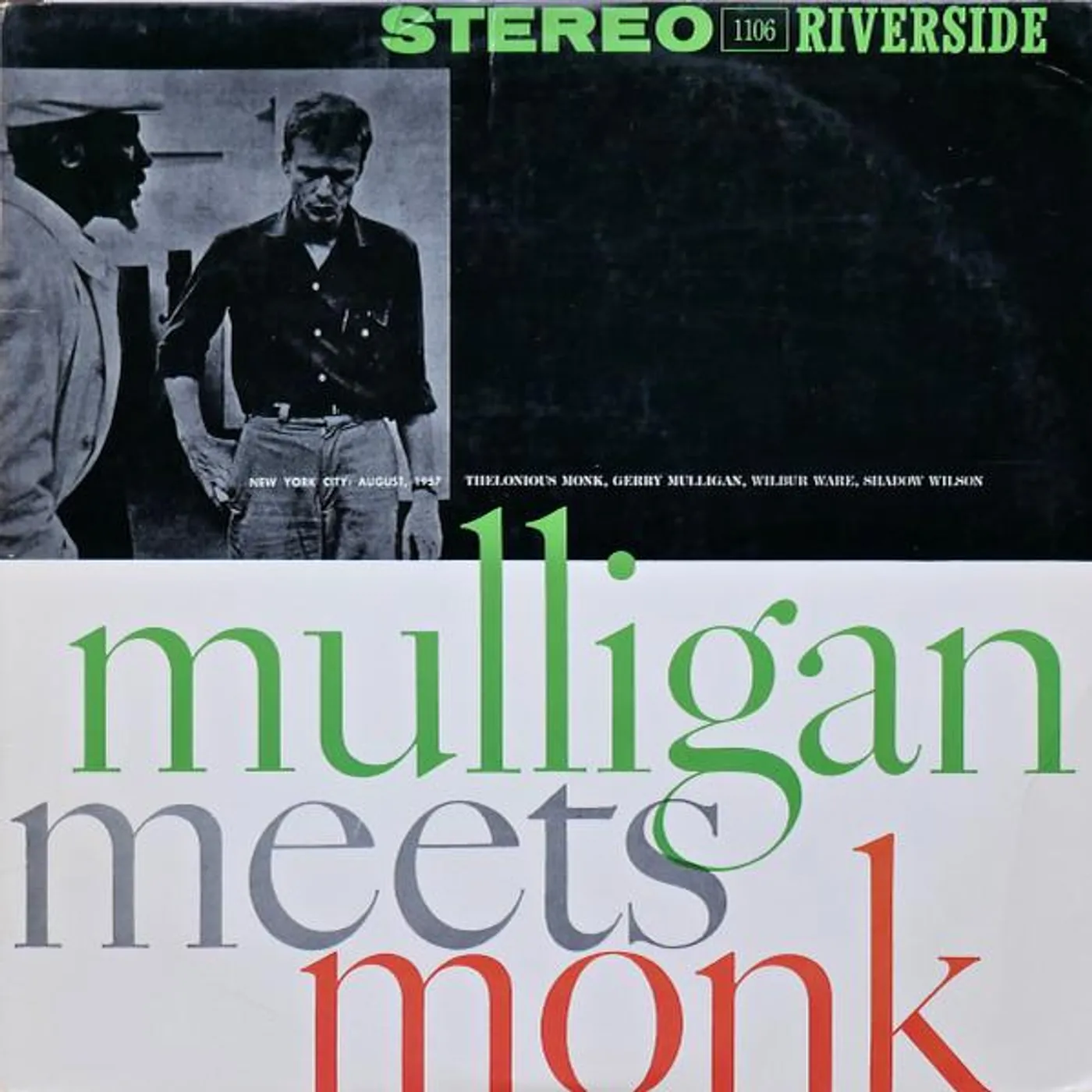 Thelonious Monk And Gerry Mulligan MULLIGAN MEETS MONK Vinyl Record