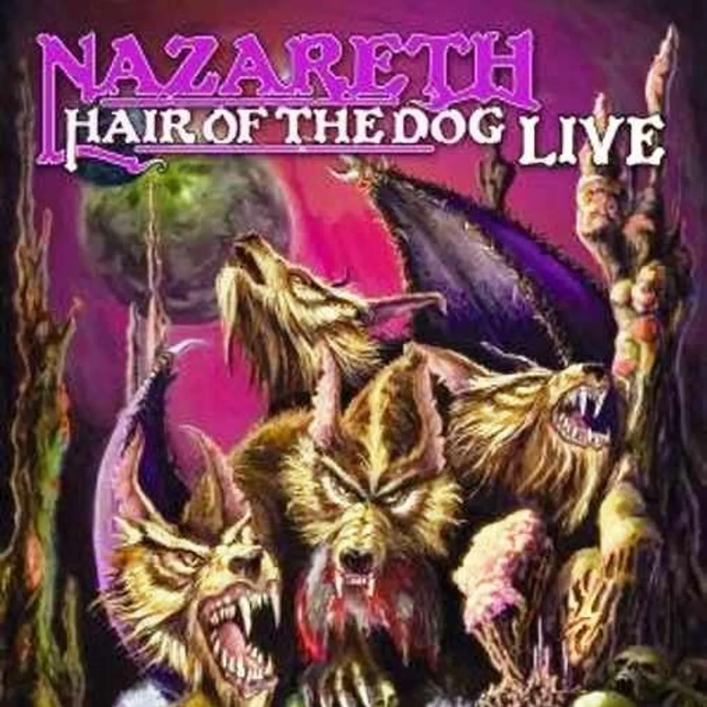 Nazareth HAIR OF THE DOG (LIVE) Vinyl Record
