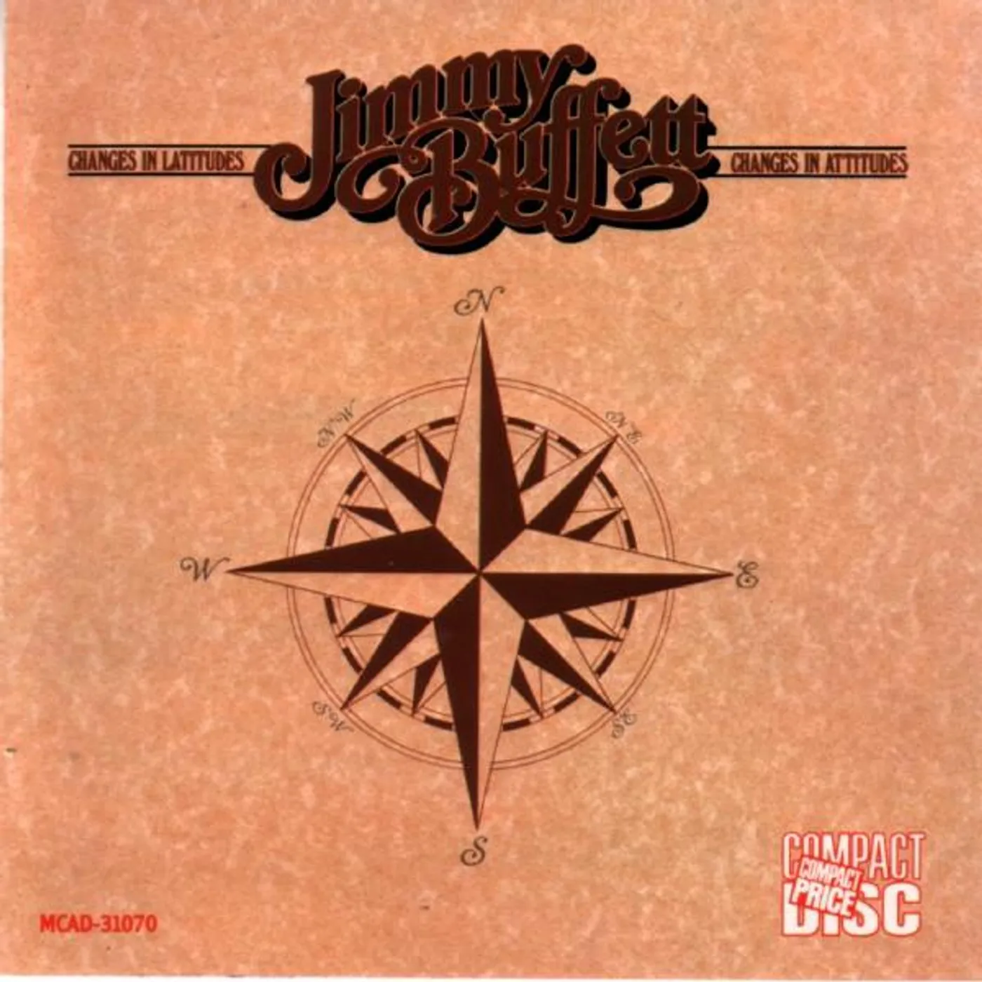 Jimmy Buffett CHANGES IN LATITUDES CHANGES IN ATTITUDES CD