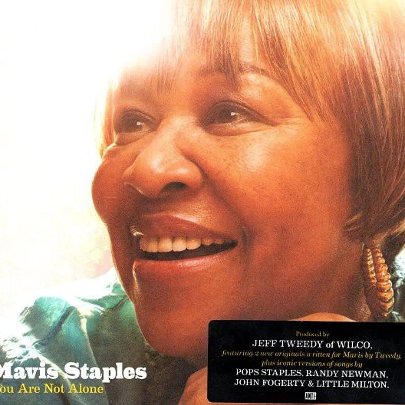 Mavis Staples YOU ARE NOT ALONE CD