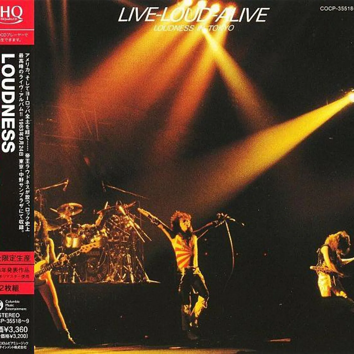 LIVE-LOUD-ALIVE LOUDNESS IN TO CD