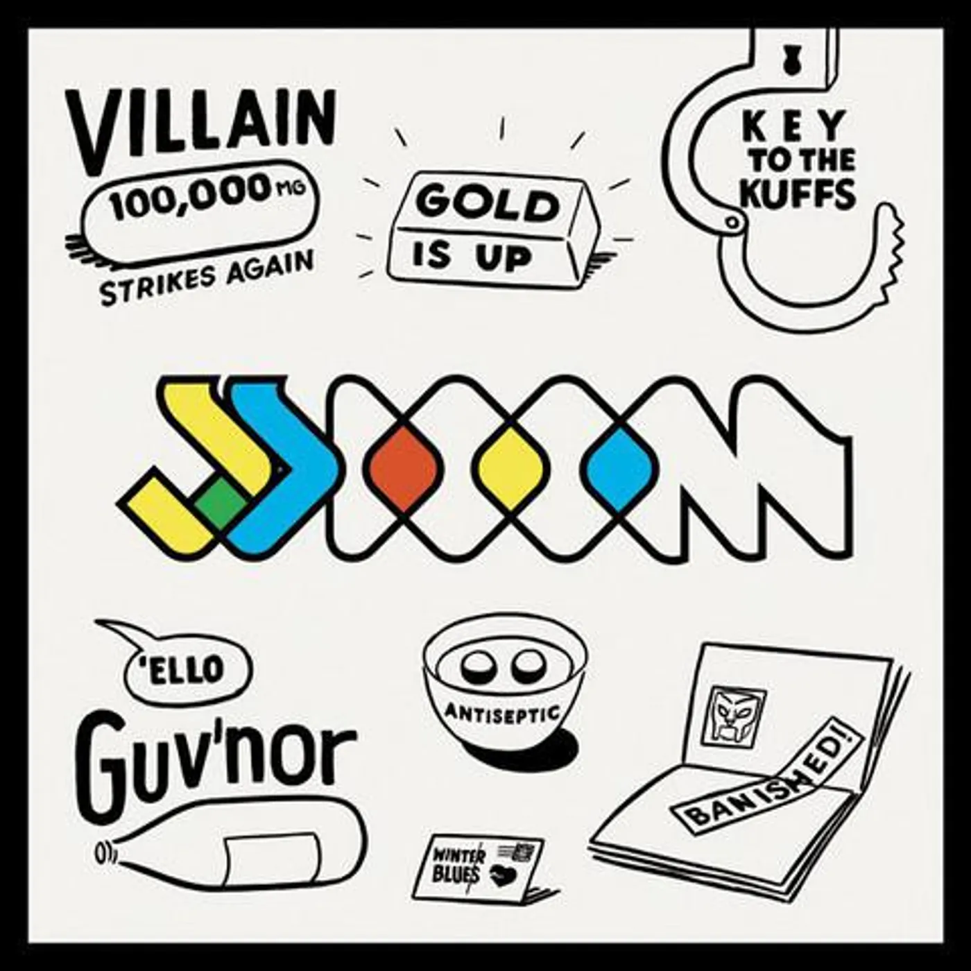 JJ DOOM KEYS TO THE KUFFS CD