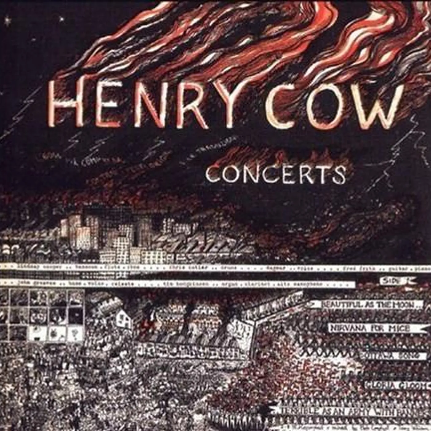 Henry Cow CONCERTS Vinyl Record