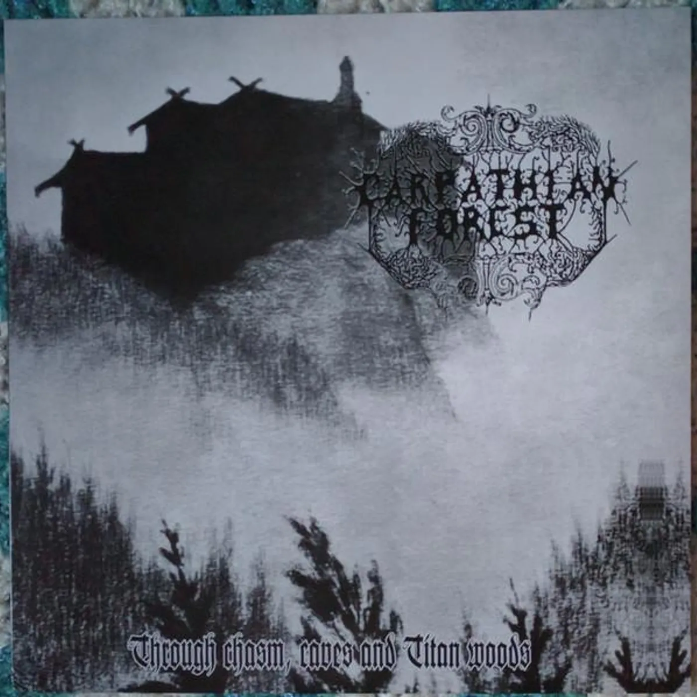Carpathian Forest THROUGH CHASMS CAVES & TITAN WOODS Vinyl Record