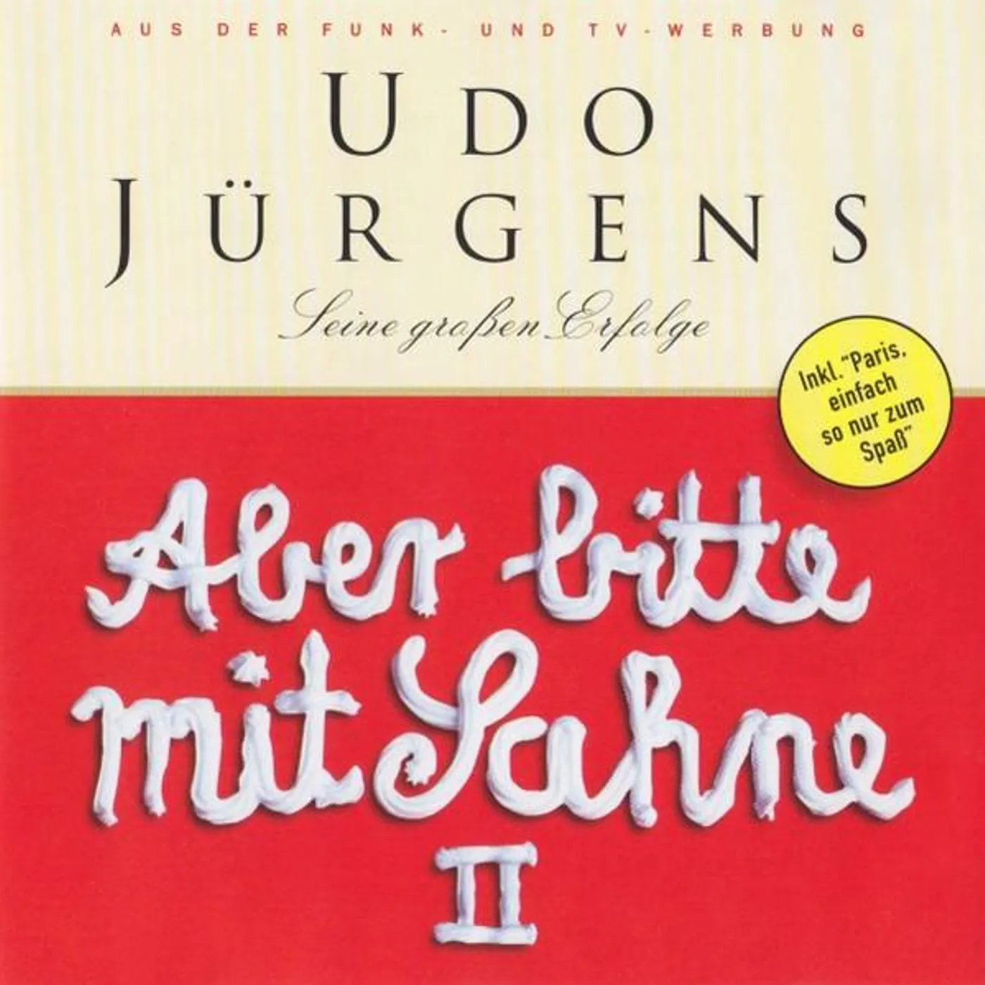 Udo Jurgens ABER BITTE MIT SAHNE 2 CD