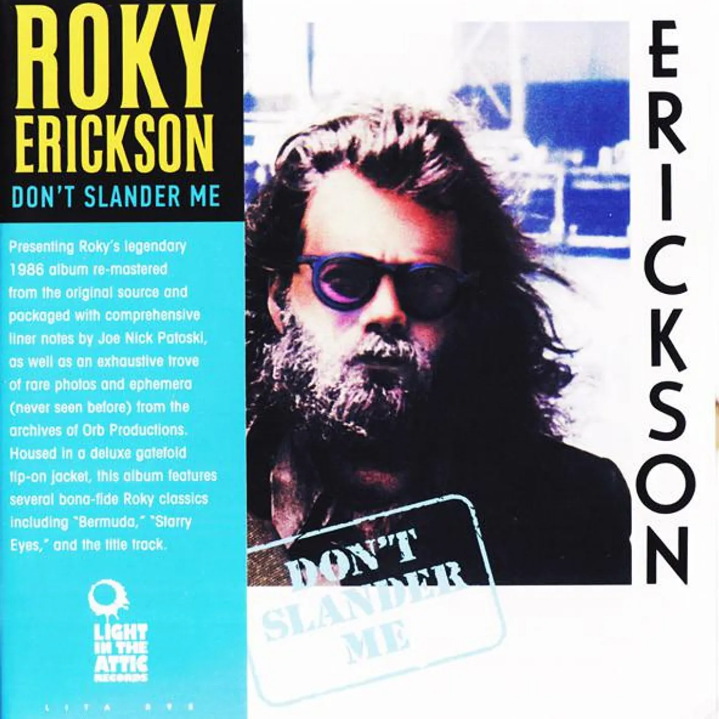 Roky Erickson DON'T SLANDER ME CD