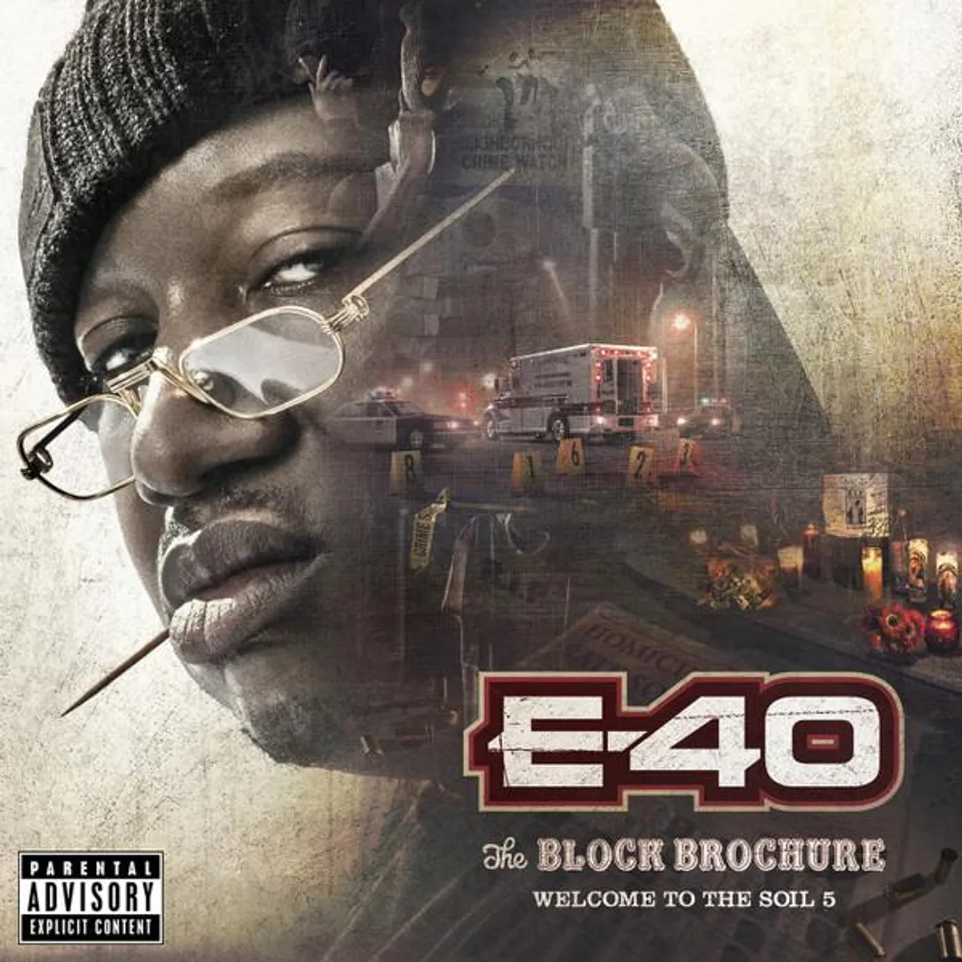 E-40 BLOCK BROCHURE: WELCOME TO THE SOIL VOL.5 CD