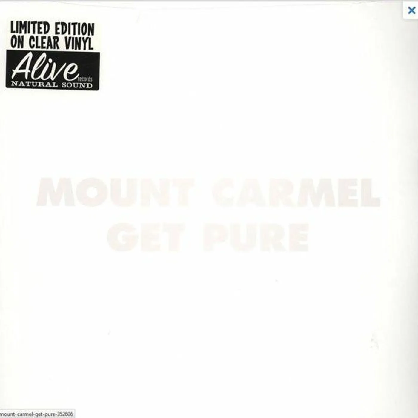 Mount Carmel Get Pure Vinyl Record