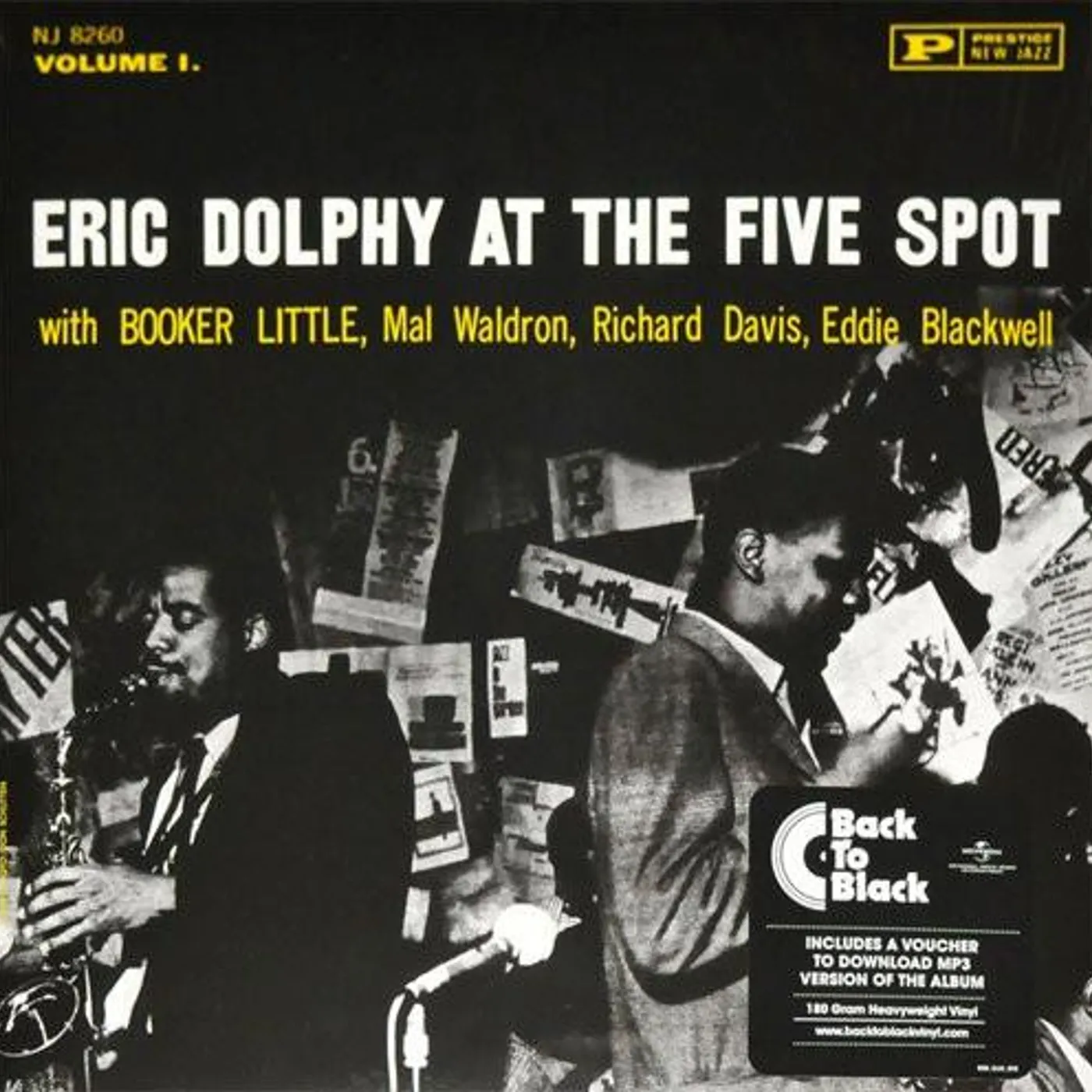 Eric Dolphy AT THE FIVE SPOT VOL.1 Vinyl Record
