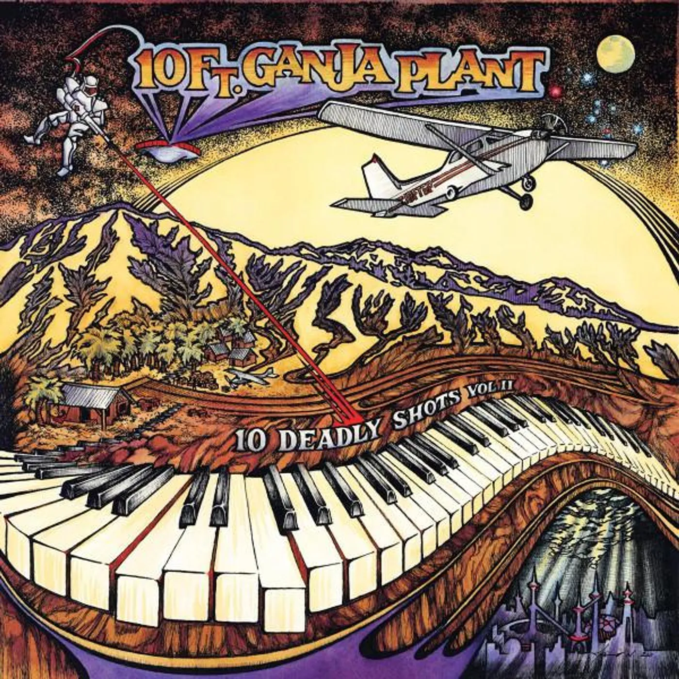 10 Ft. Ganja Plant 10 DEADLY SHOTS VOL.2 Vinyl Record