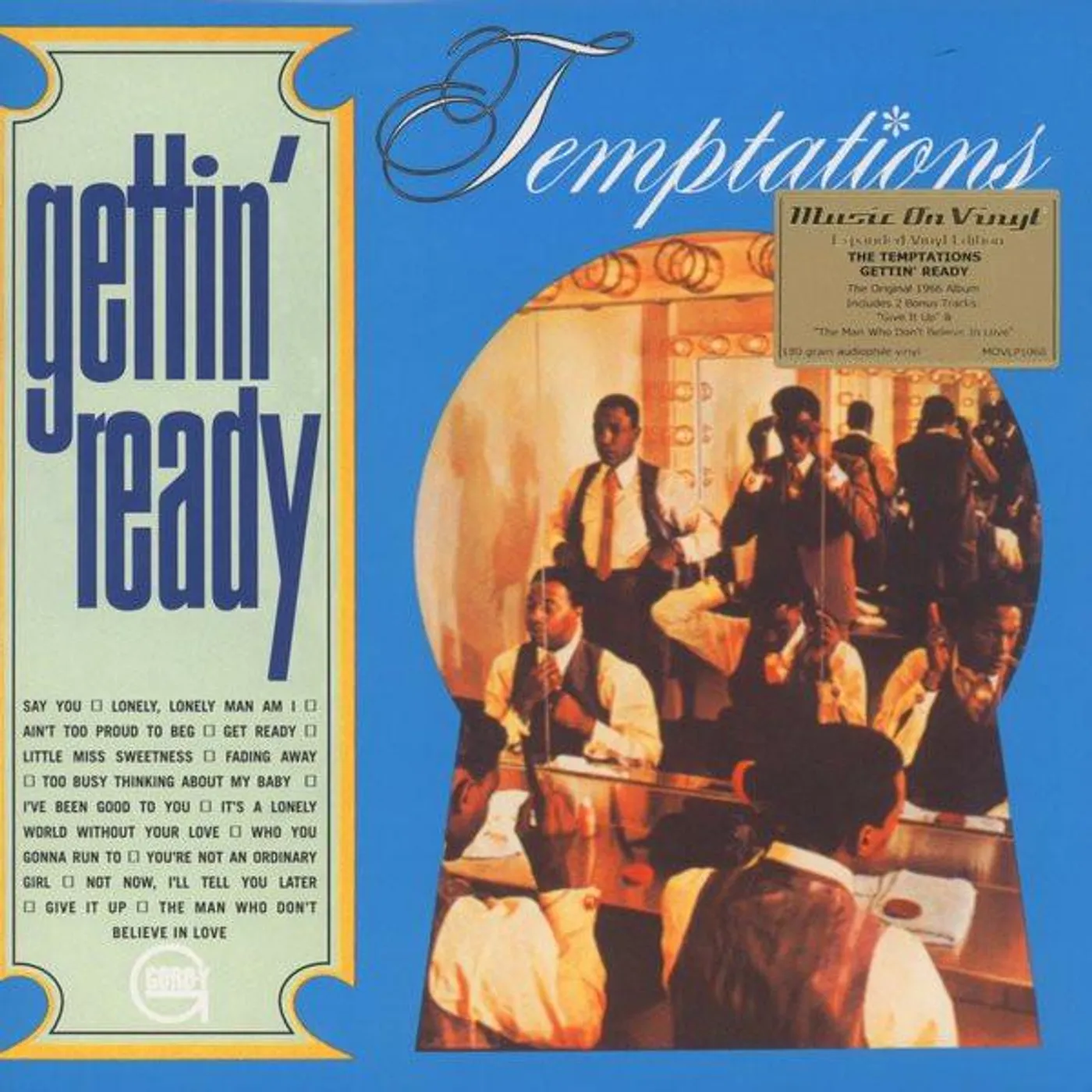 The Temptations GETTIN READY (180G) Vinyl Record