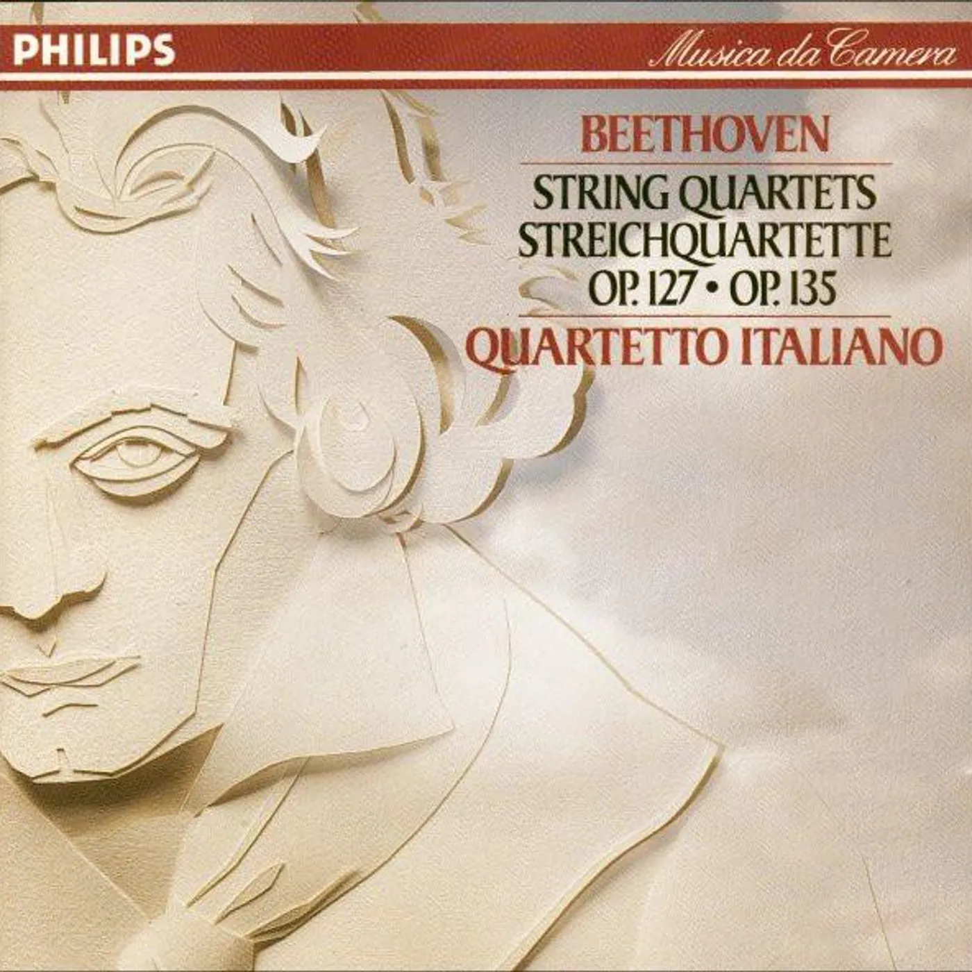 Quartetto Italiano BEETHOVEN: QUARTETS OPUS 127 & CD