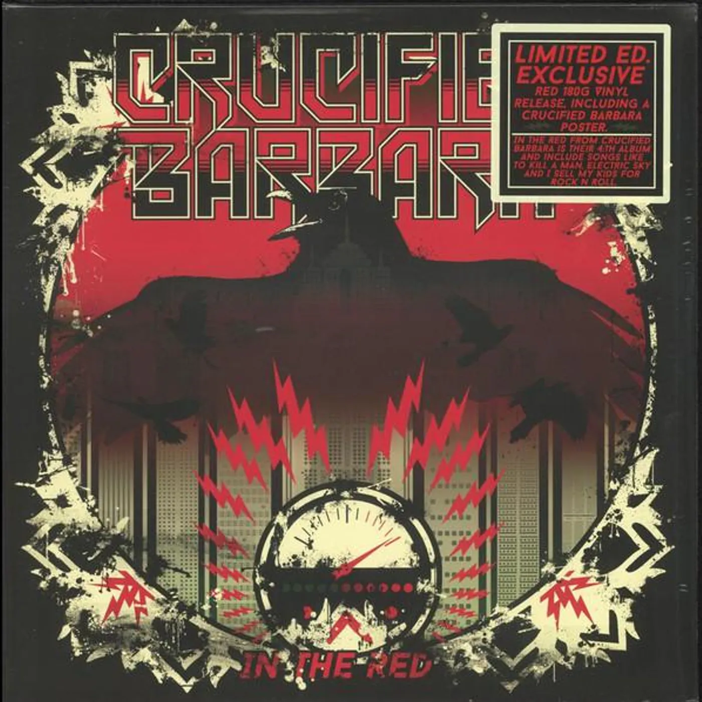 Crucified Barbara IN THE RED (RED VINYL) Vinyl Record