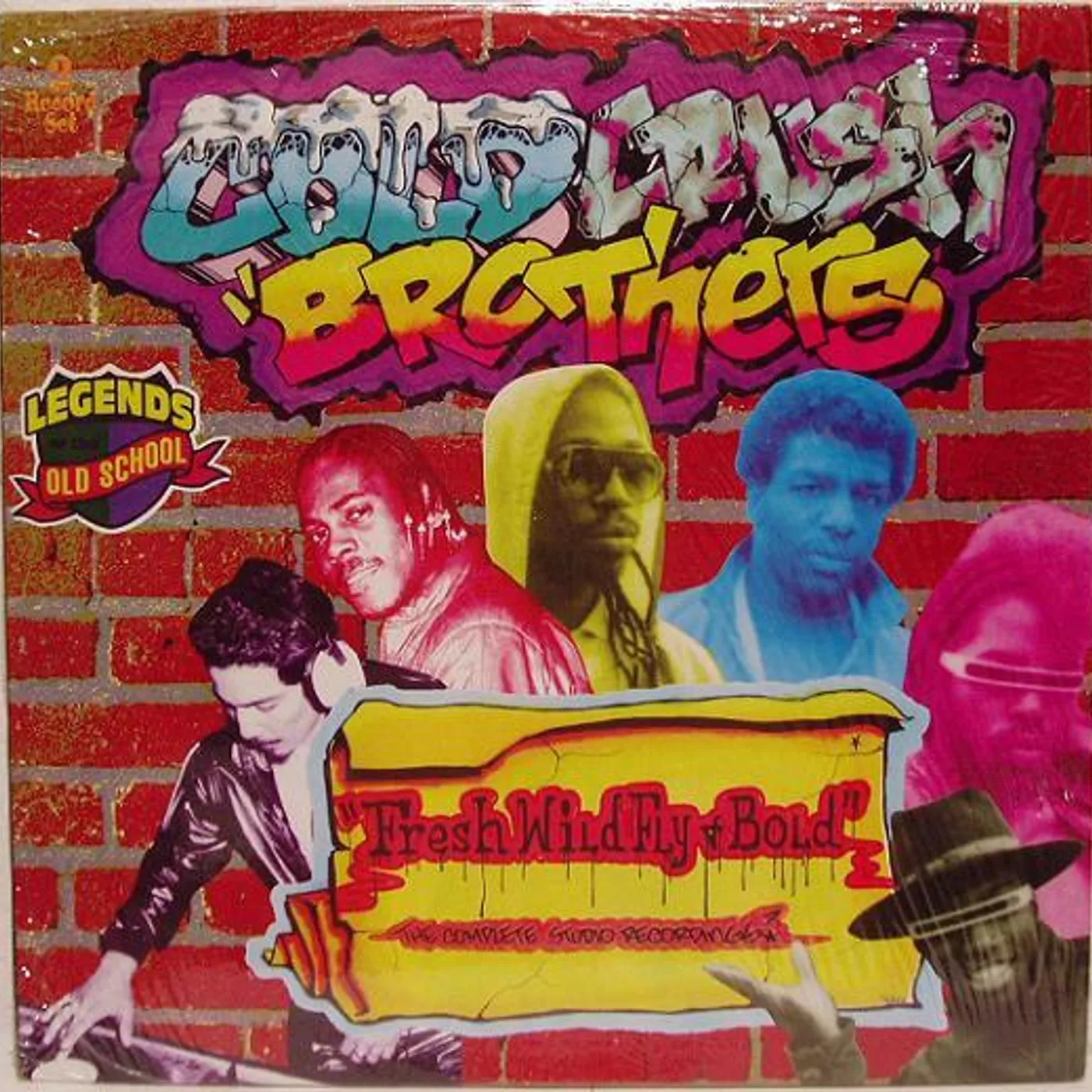 Cold Crush Brothers FRESH WILD FLY + BOLD (THE COMPLETE STUDIO RECORDINGS) (2LP) Vinyl Record