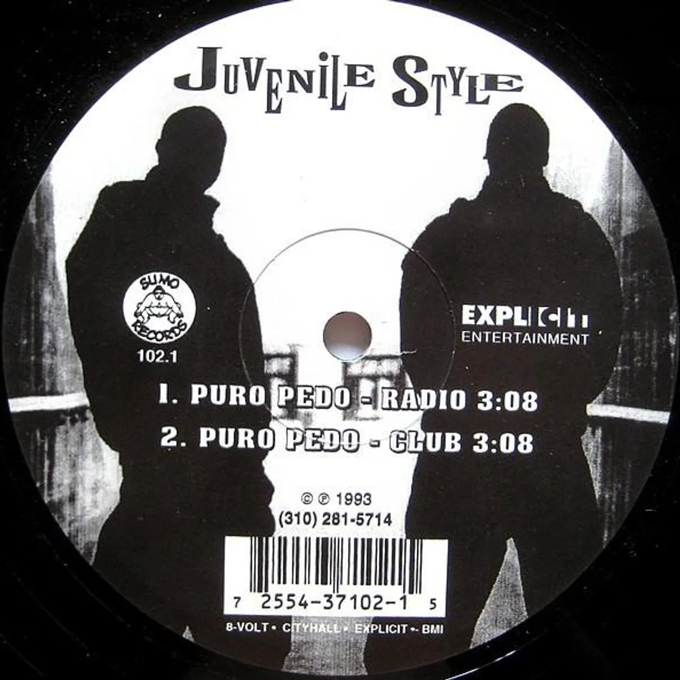 Juvenile Style LOW M*F* / PURO PEDO Vinyl Record