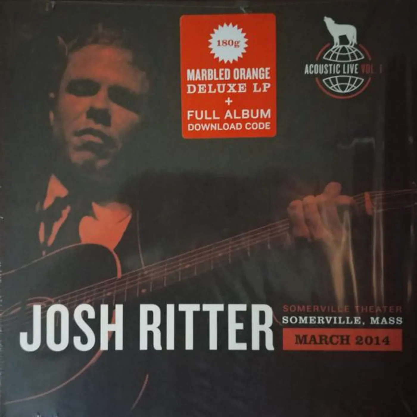 Josh Ritter ACOUSTIC LIVE VOL.1 (ORANGE VINYL/DL CODE) Vinyl Record