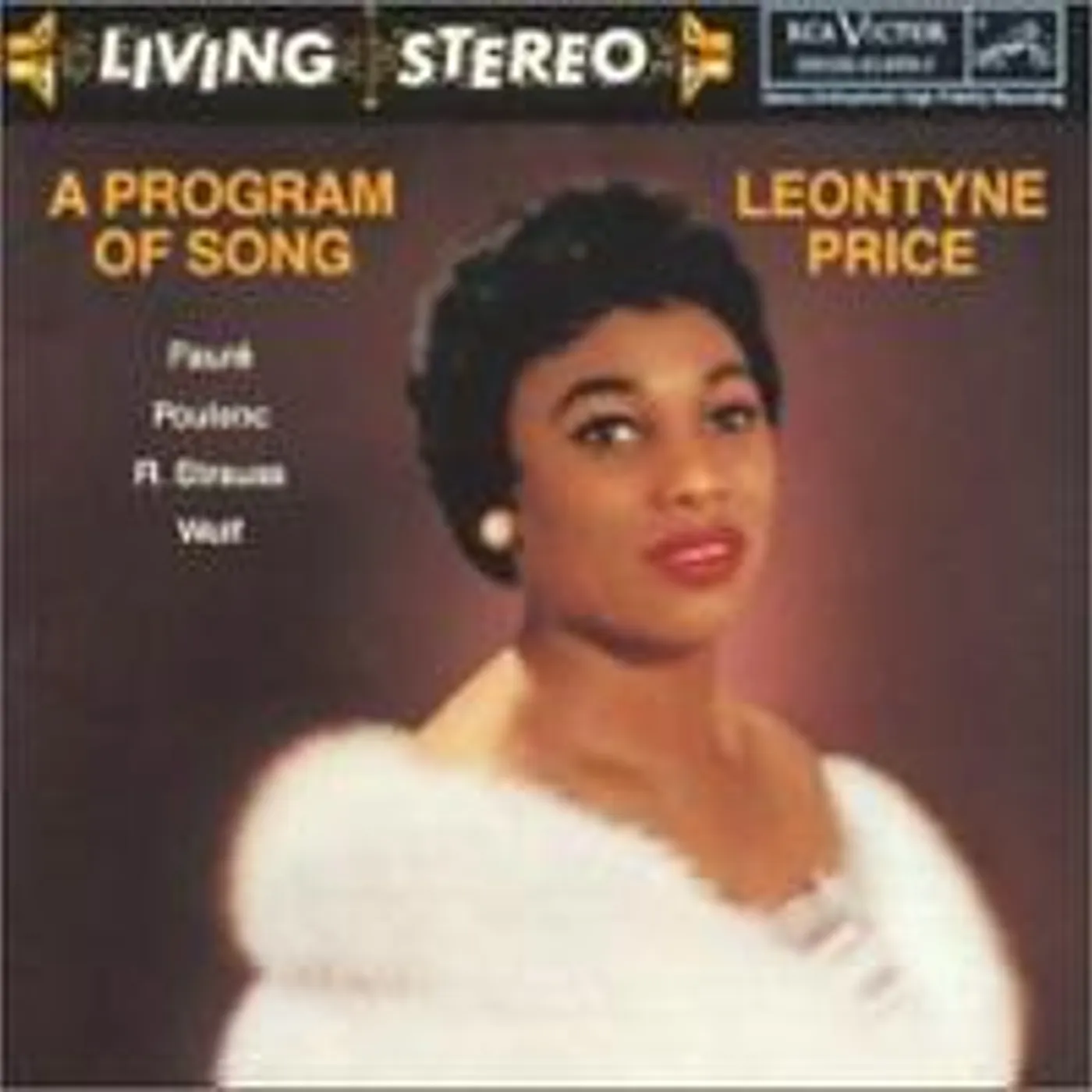 Leontyne Price PROGRAM OF SONG CD