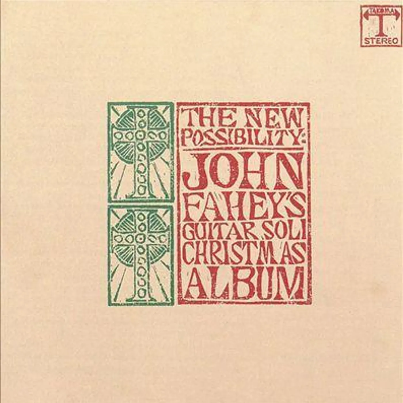 John Fahey NEW POSSIBILITY: GUITAR SOLI CHRISTMAS Vinyl Record