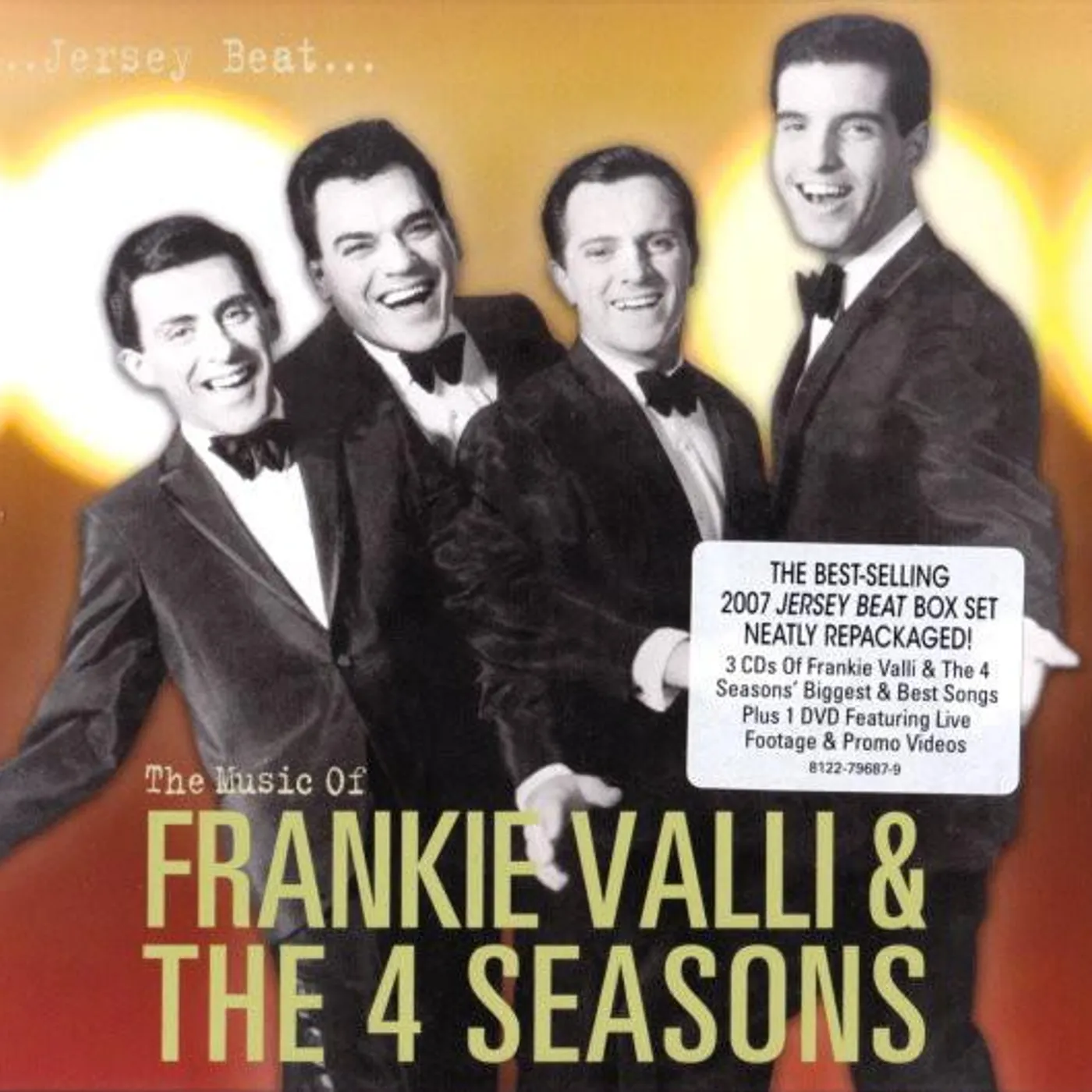 JERSEY BEAT MUSIC OF Frankie Valli & The Four Seasons THE FOUR SEASONS  (3CD/DVD) CD