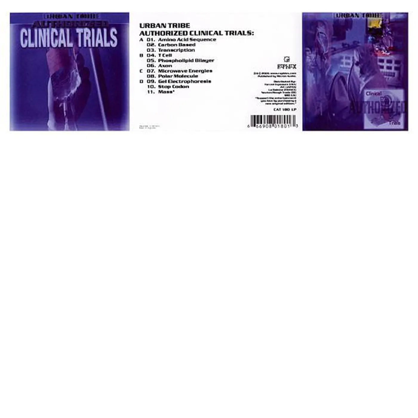 Urban Tribe Authorized Clinical Trials Vinyl Record