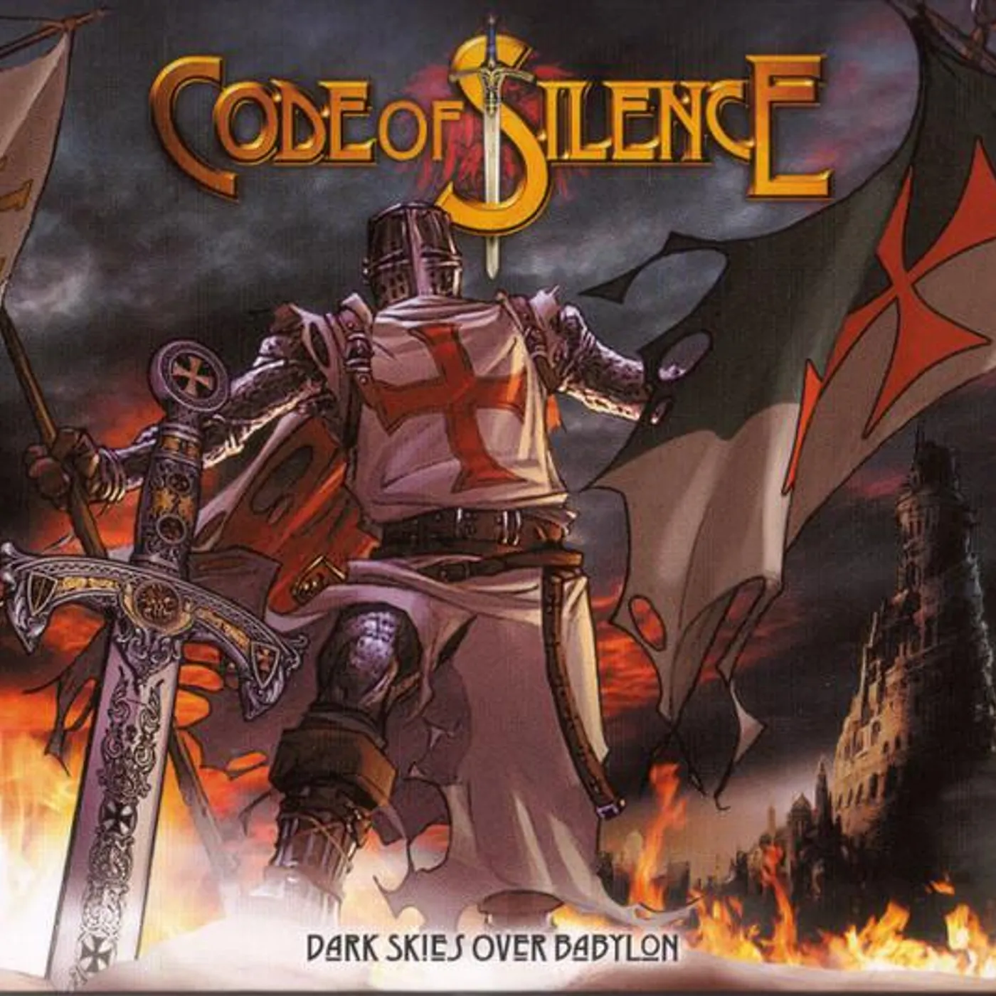 Code of Silence DARK SKIES OVER BABYLON CD