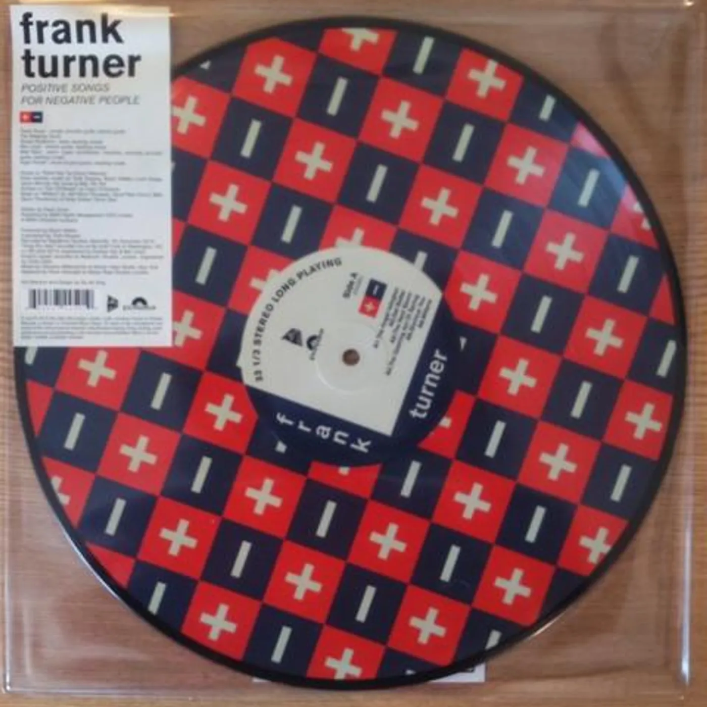 Frank Turner POSITIVE SONGS FOR NEGATIVE PEOPLE (PICTURE DISC) Vinyl Record