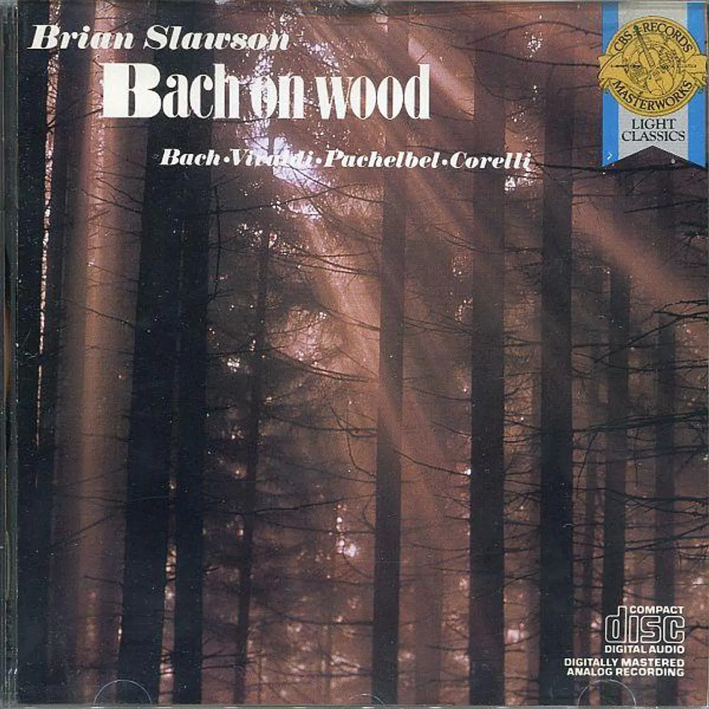 Brian Slawson BACH ON WOOD CD
