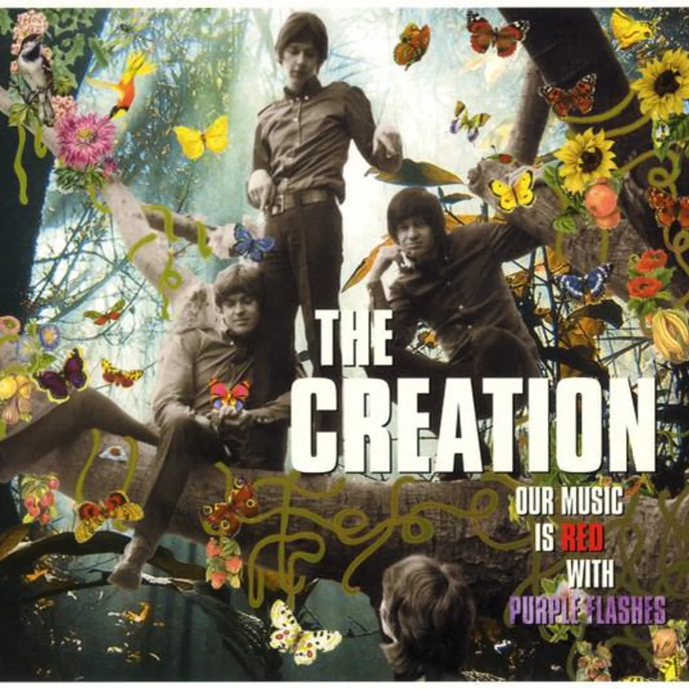 The Creation OUR MUSIC IS RED WITH PURPLE FLASHES CD
