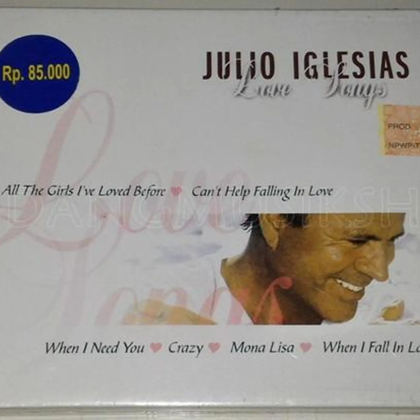 Julio Iglesias LOVE SONGS CD
