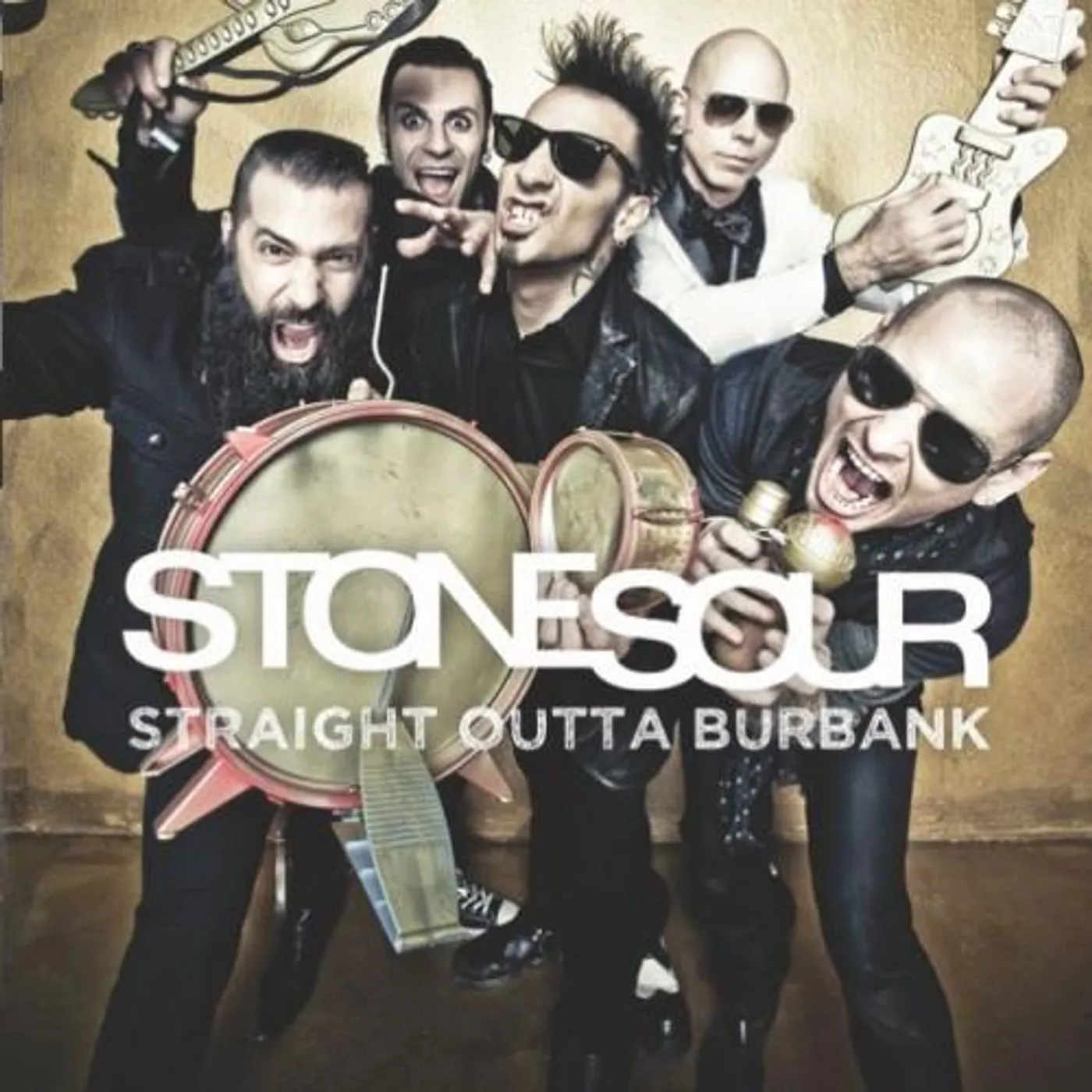 Stone Sour Straight Outta Burbank (Clear/gold/dl Card) Vinyl Record